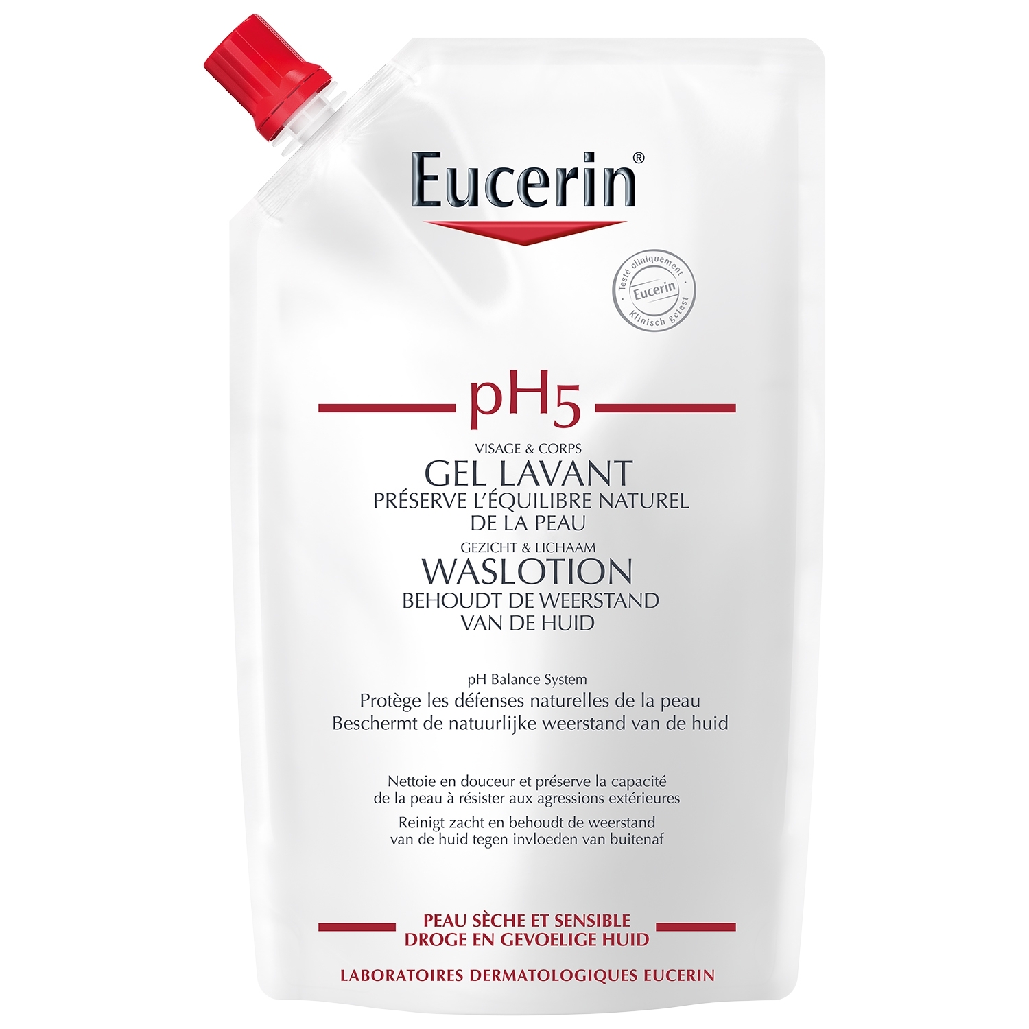 Eucerin pH5 lotion lavante recharge - 400 ml