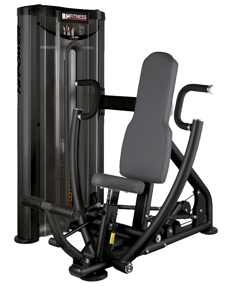 BH Seated chest press - zwart