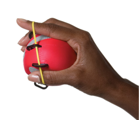 Ballon d'exercice Digi-extend et hand squeeze - lourd - bleu - par pièce