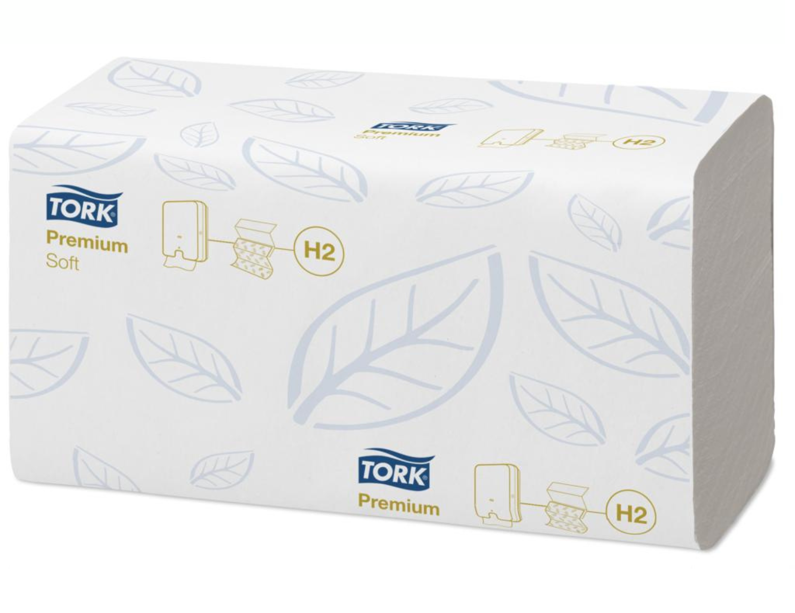 TORK serviettes papier pemium H2 - feuilles 2 couches - carton (21 x 150 feuil.)