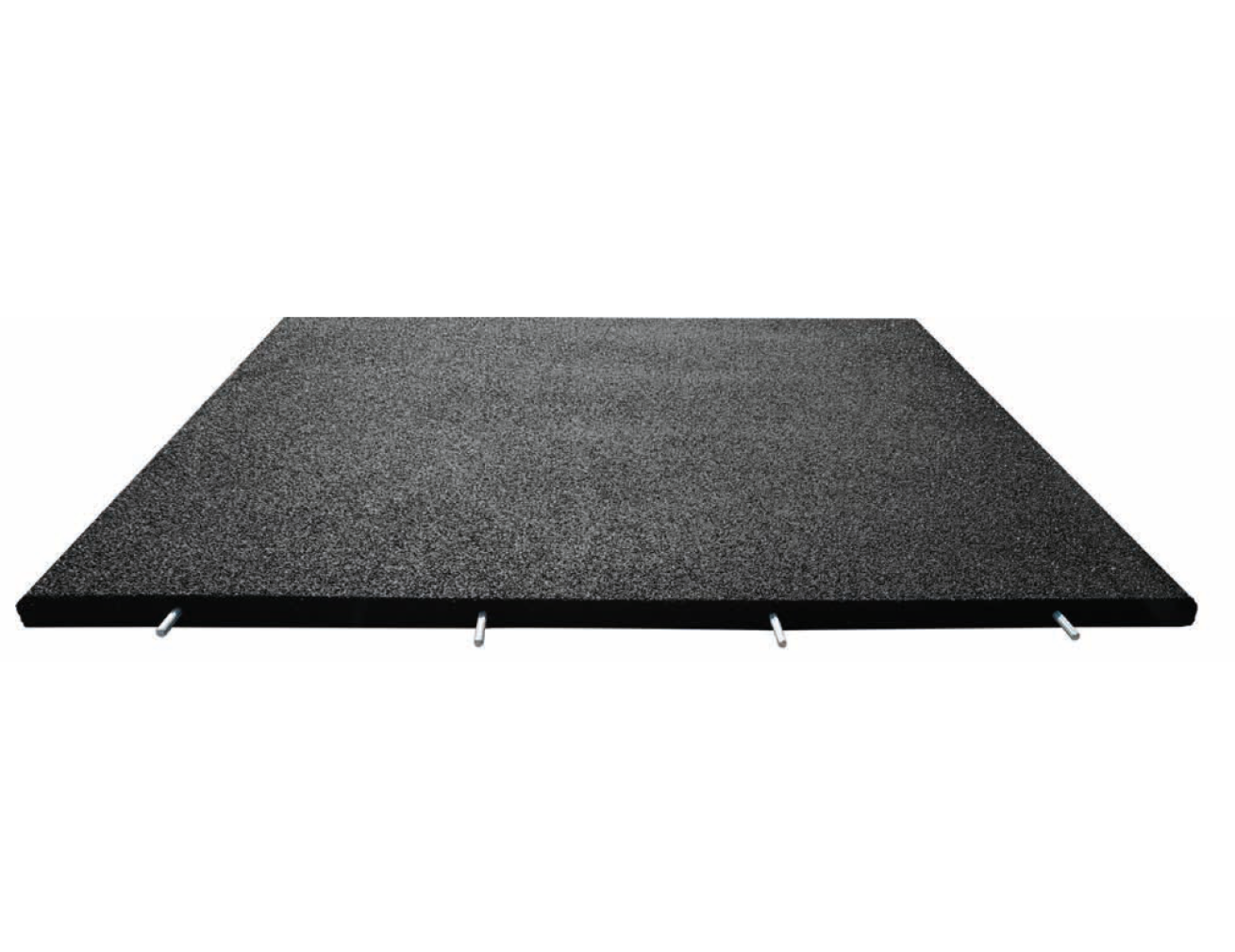 Rubberen tegel - outdoor - 100 x 100 x 3 cm - zwart