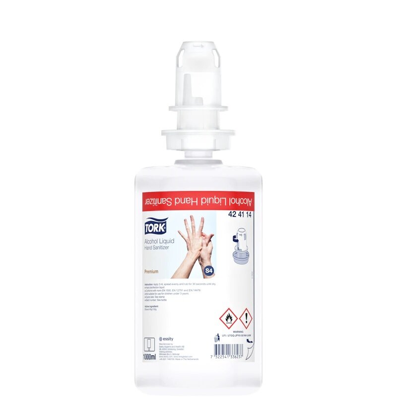TORK alcoholgel 80% vulling - S4 - 1 l