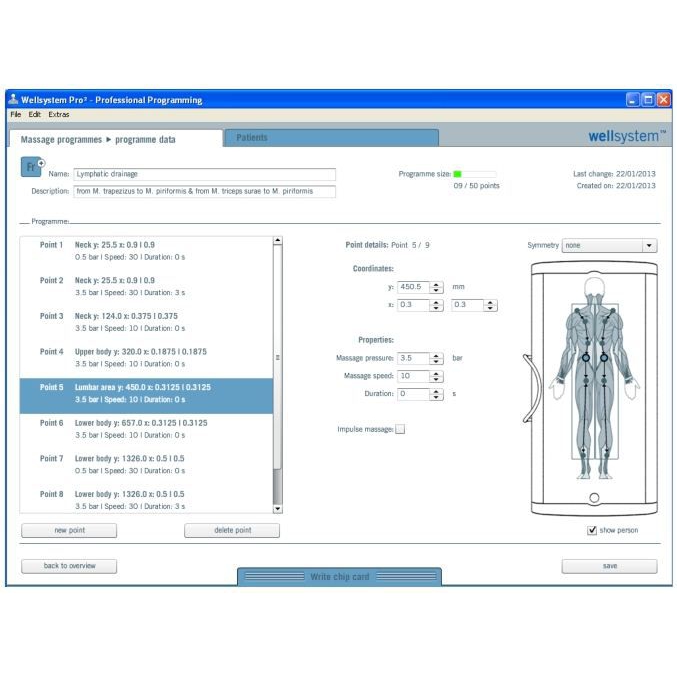 Wellsystem Pro² logiciel, incl. lecteur carte à puce