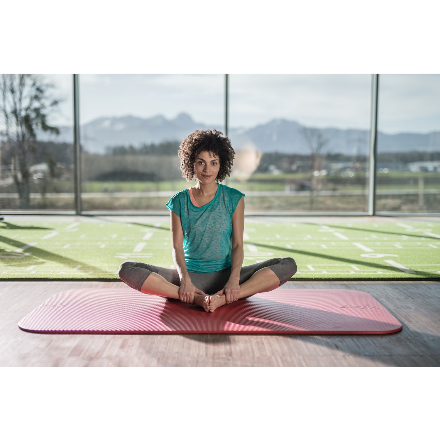 Corona 200 Fitness Exercice physique yoga ou Pilates Tapis De Airex En Gris 