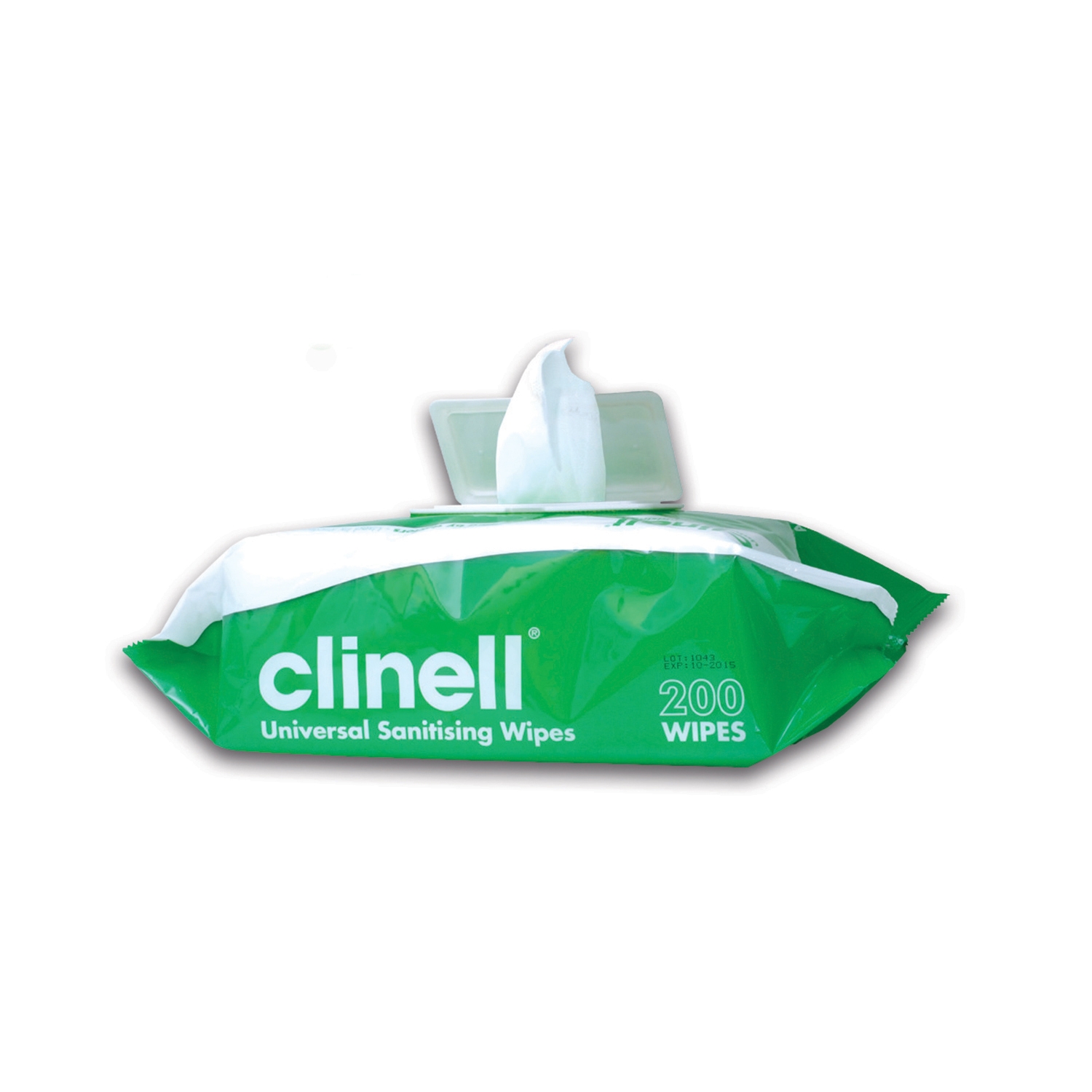 Clinell lingettes désinfectantes surfaces médicales - sans alcool - XL pack (200 pc)