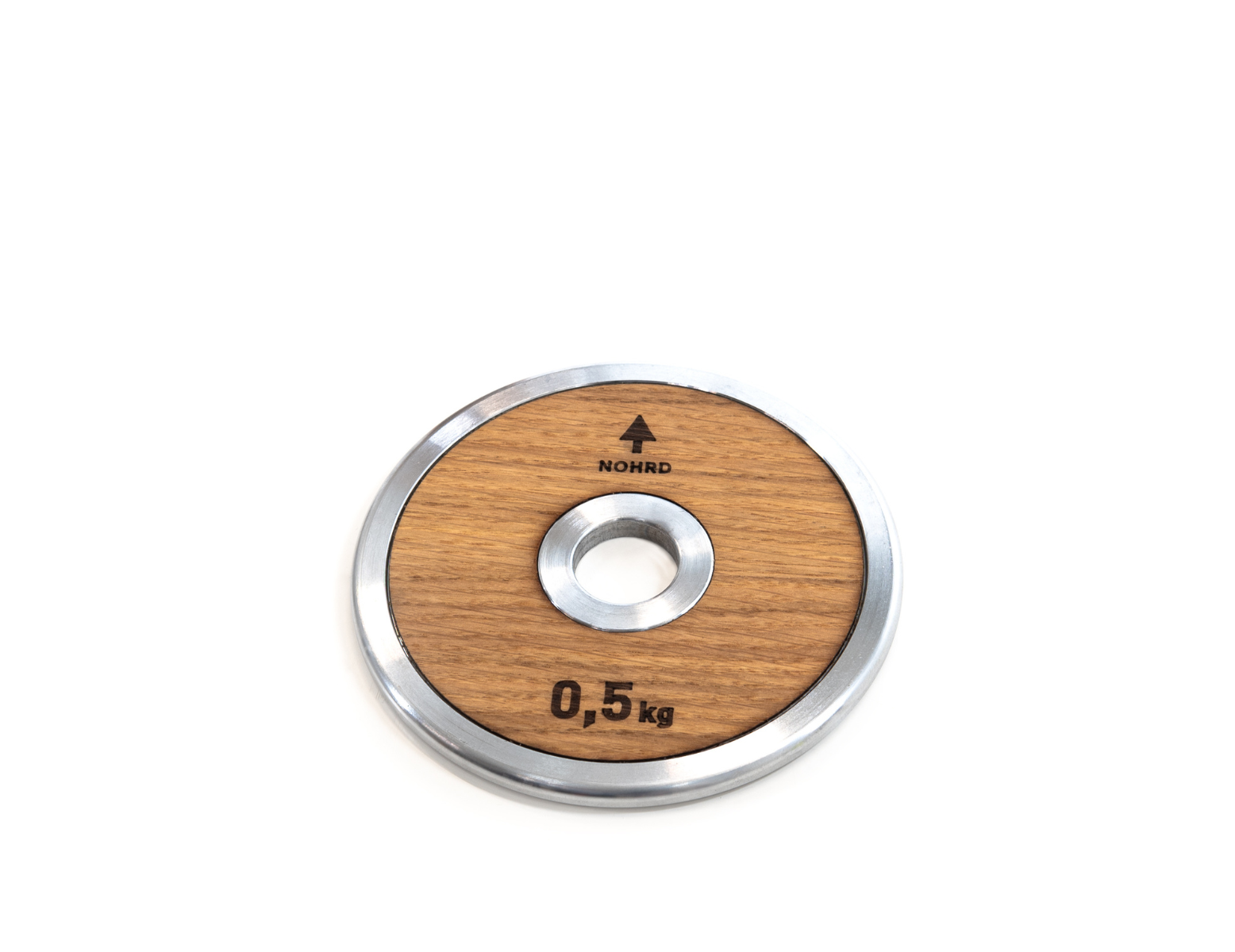 Nohrd Disques de poids set - 2 x 0,5 kg - chêne