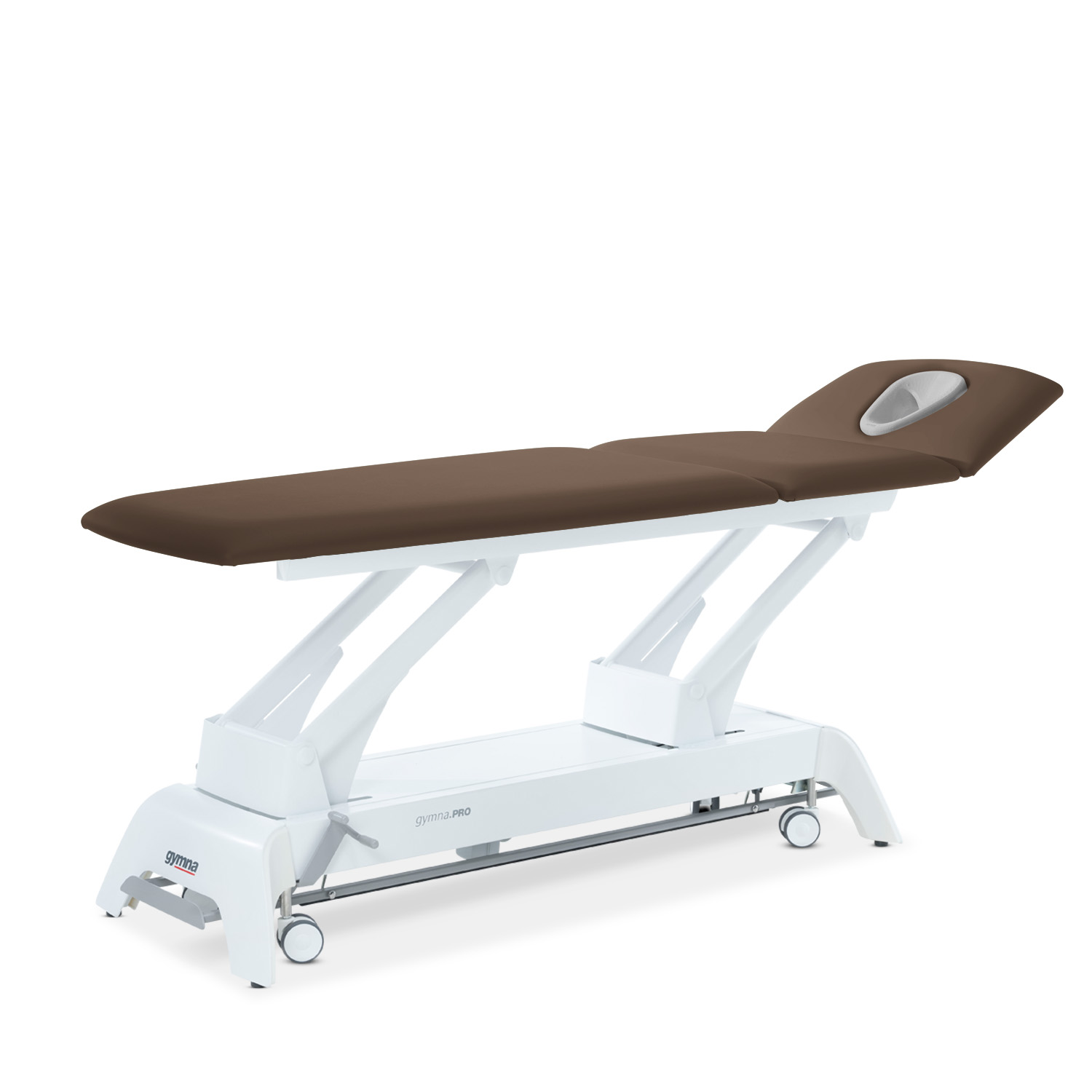 gymna.PRO T3, linéaire, roulettes, ergomax, 77cm, LED - Carob