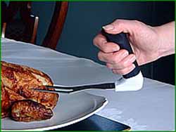 Fourchette à viande avec poignée ergonomique Easygrip -- PKT-CF