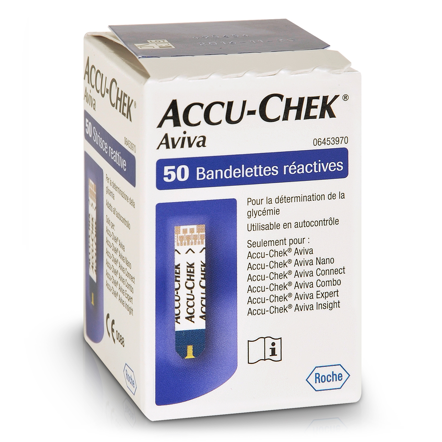 Bandelettes réactives Accu-Chek Aviva (50 st)