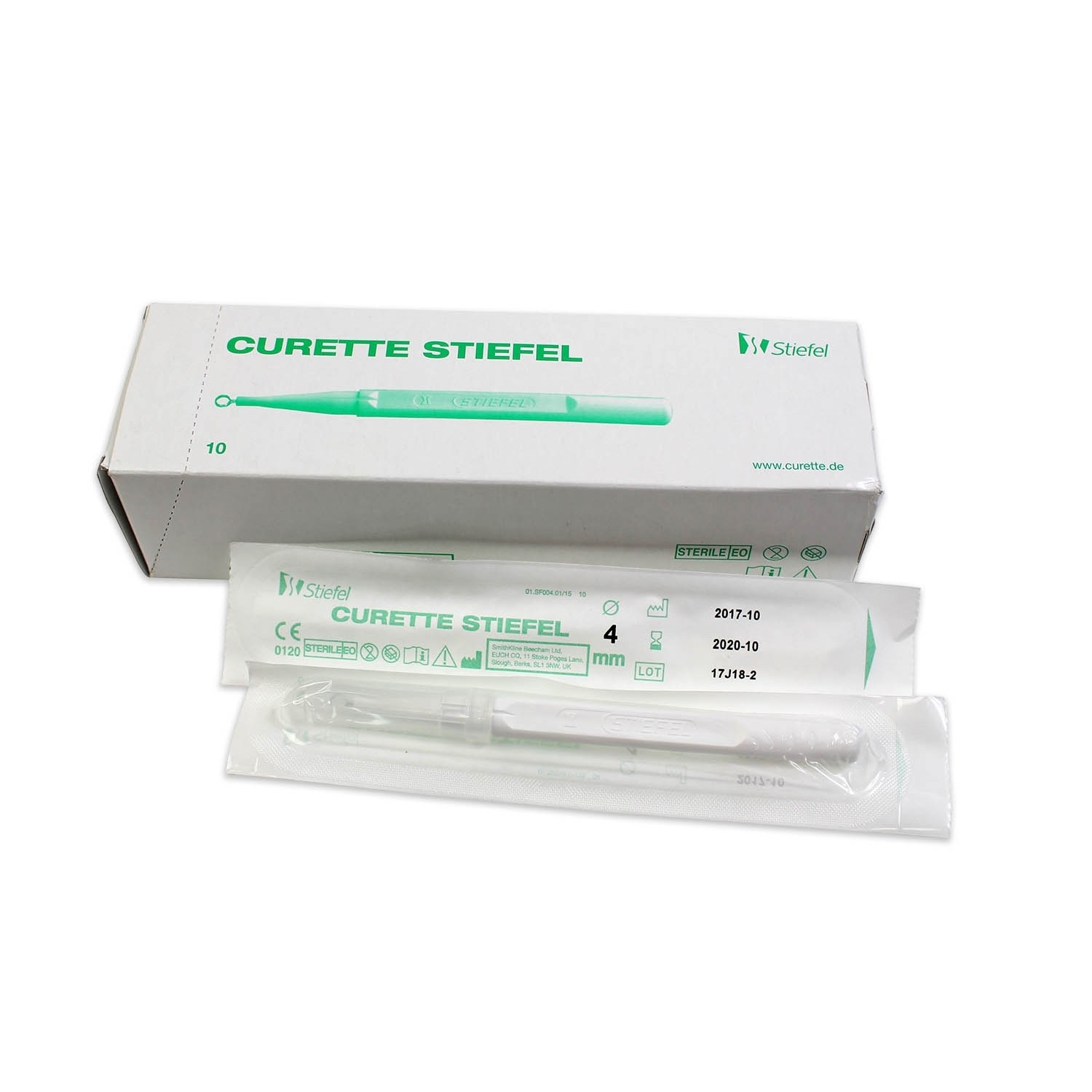 Curette Stiefel - 4 mm (10 pcs)