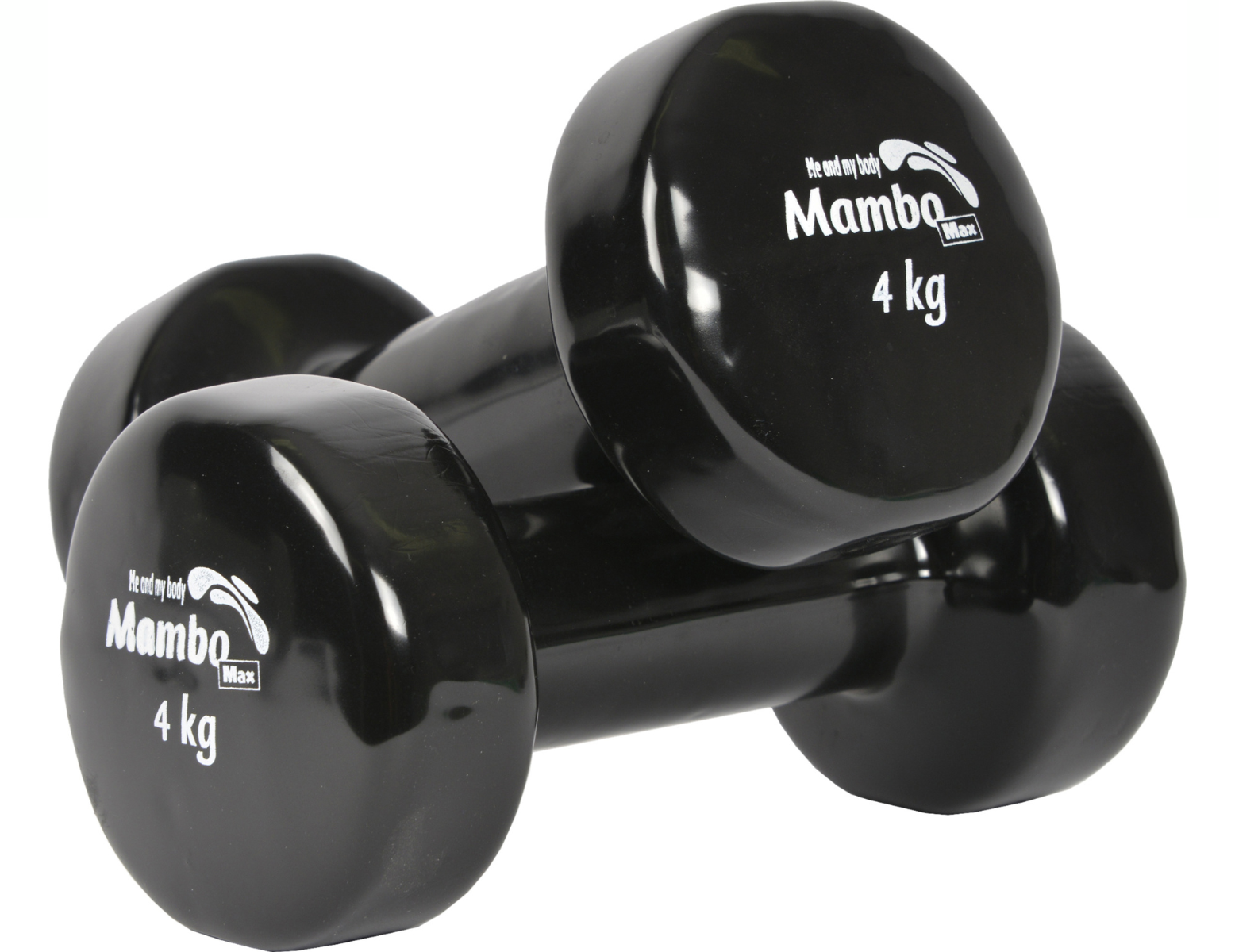 Mambo haltère - 4,0 kg - noir (2 pcs), 4 kg
