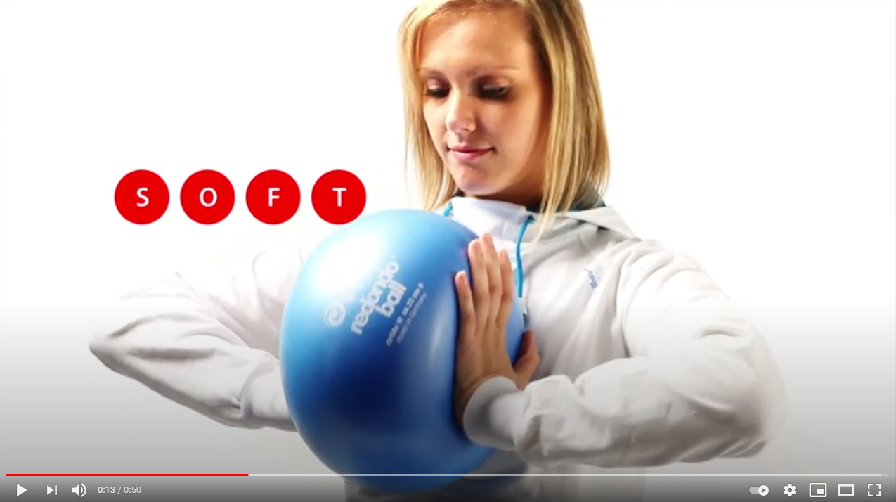 Togu ballon d'exercices - Redondo - diam. 22 cm - bleu
