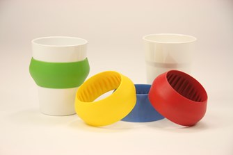 Anneau antidérapant pour gobelet enfants 304 jaune