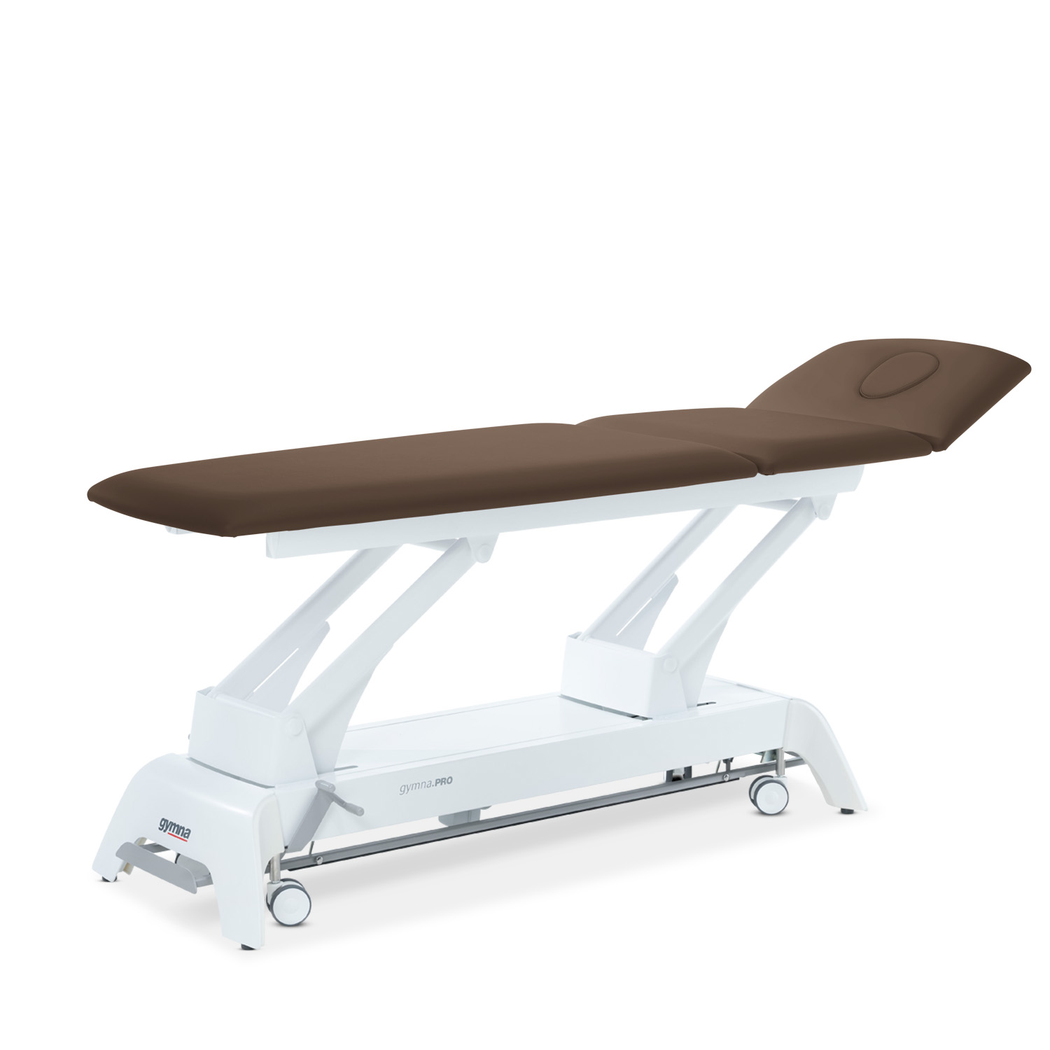 gymna.PRO T3, linéaire, roulettes, ergomax, 77cm, LED - Carob