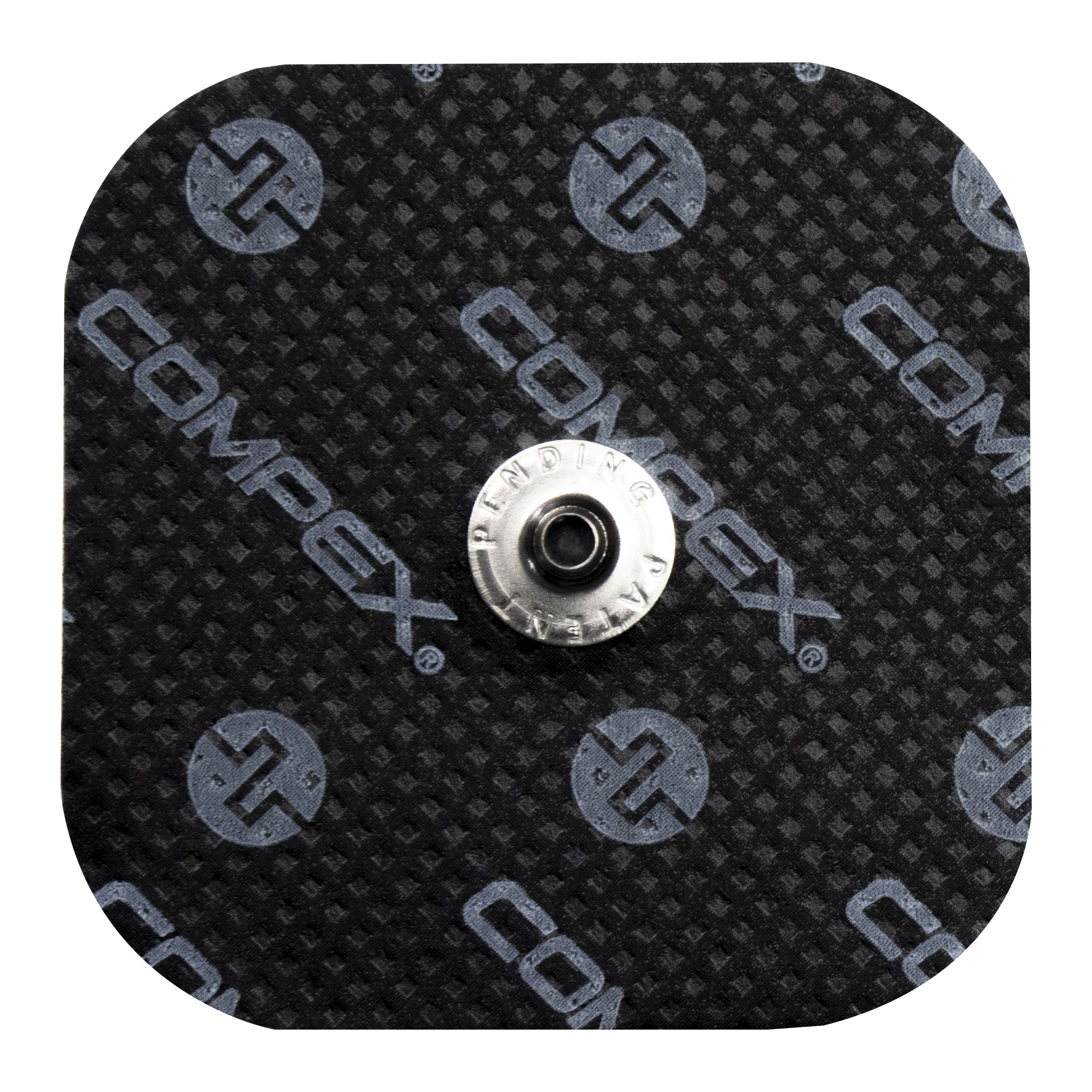 Easysnap elektrode zelfklevend - 2 connectors - Compex - 5 x 10 cm (2 st) - zwart