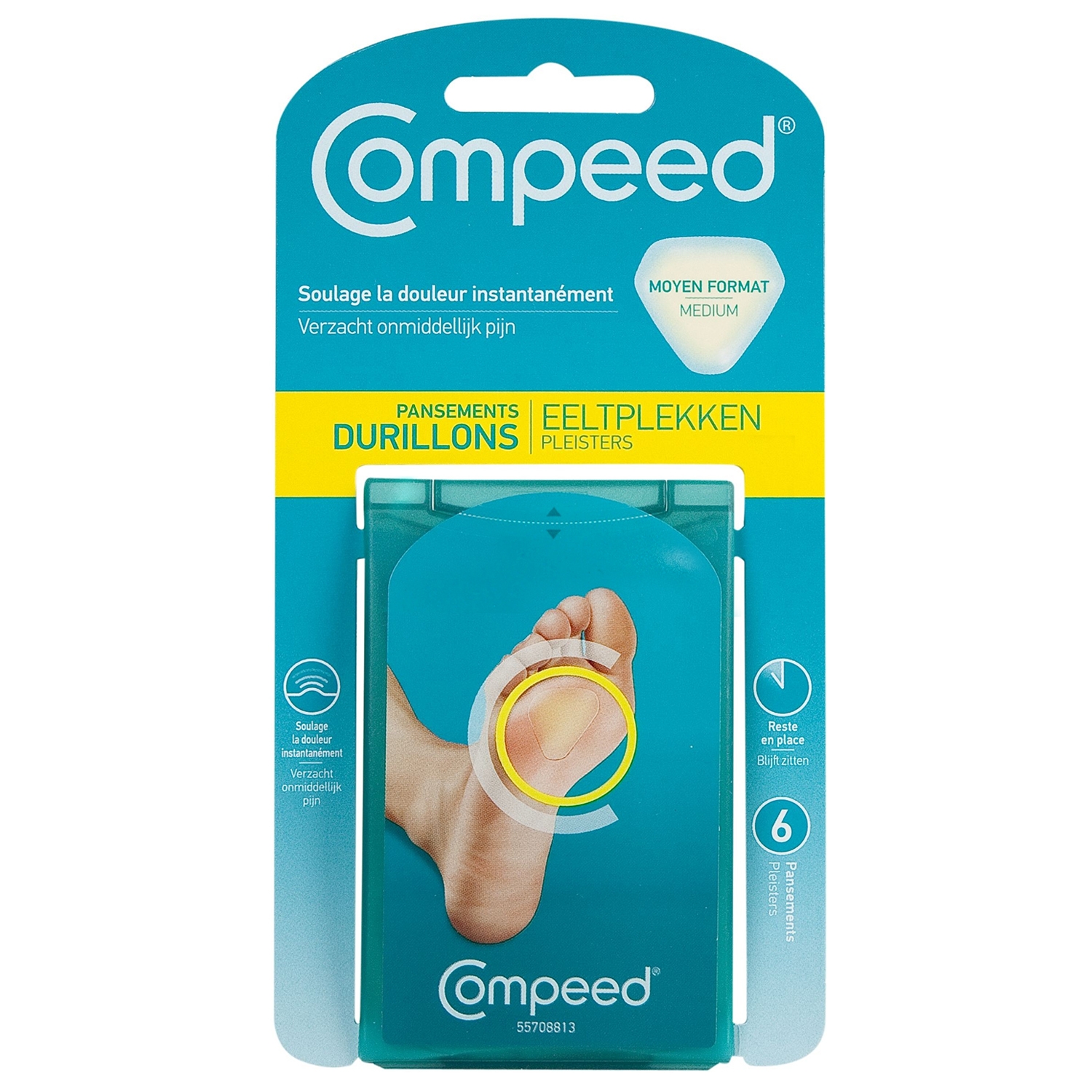 Compeed callosités - M (6 pcs)