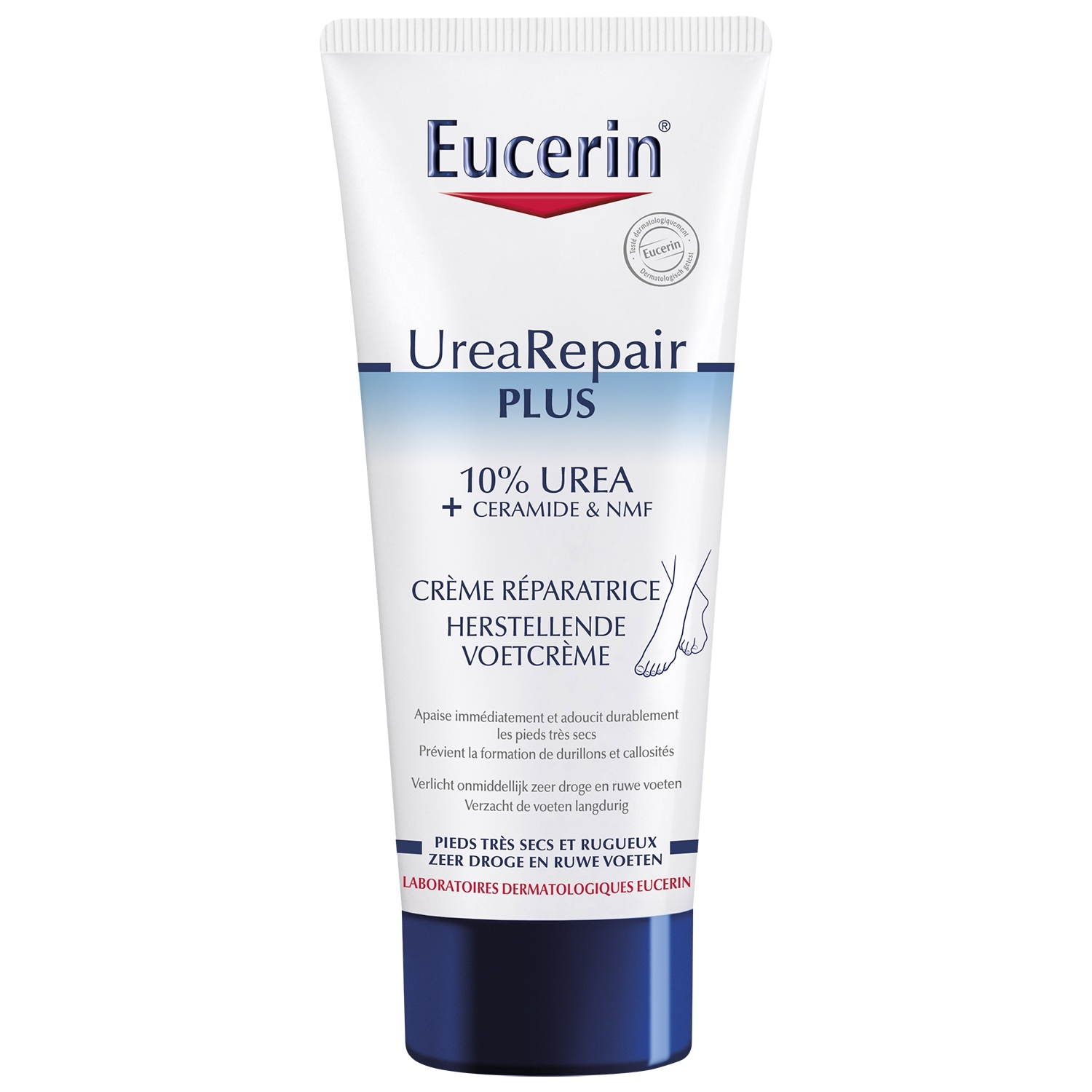 Eucerin Urearepair plus crème pour les pied réparatrice - 10 % Urée - 100 ml