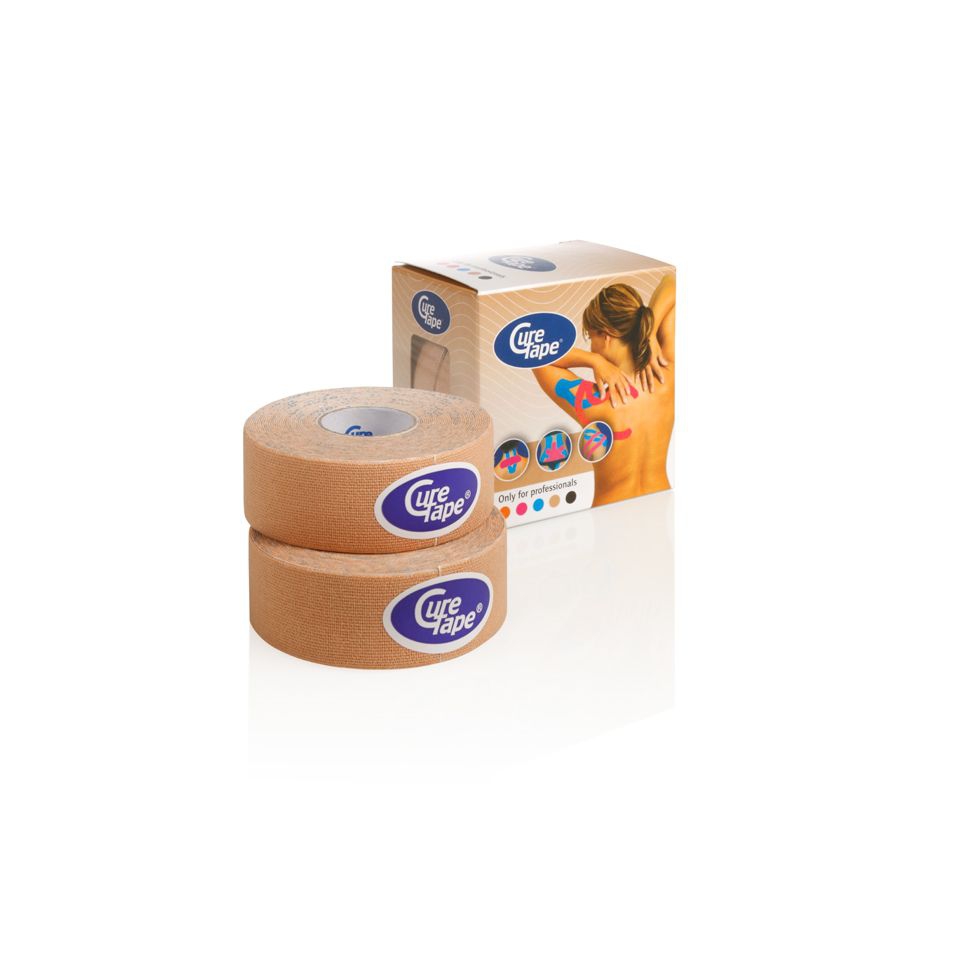 CureTape Classic kinésiologique - 2,5 cm x 5 m - beige (2 pc)