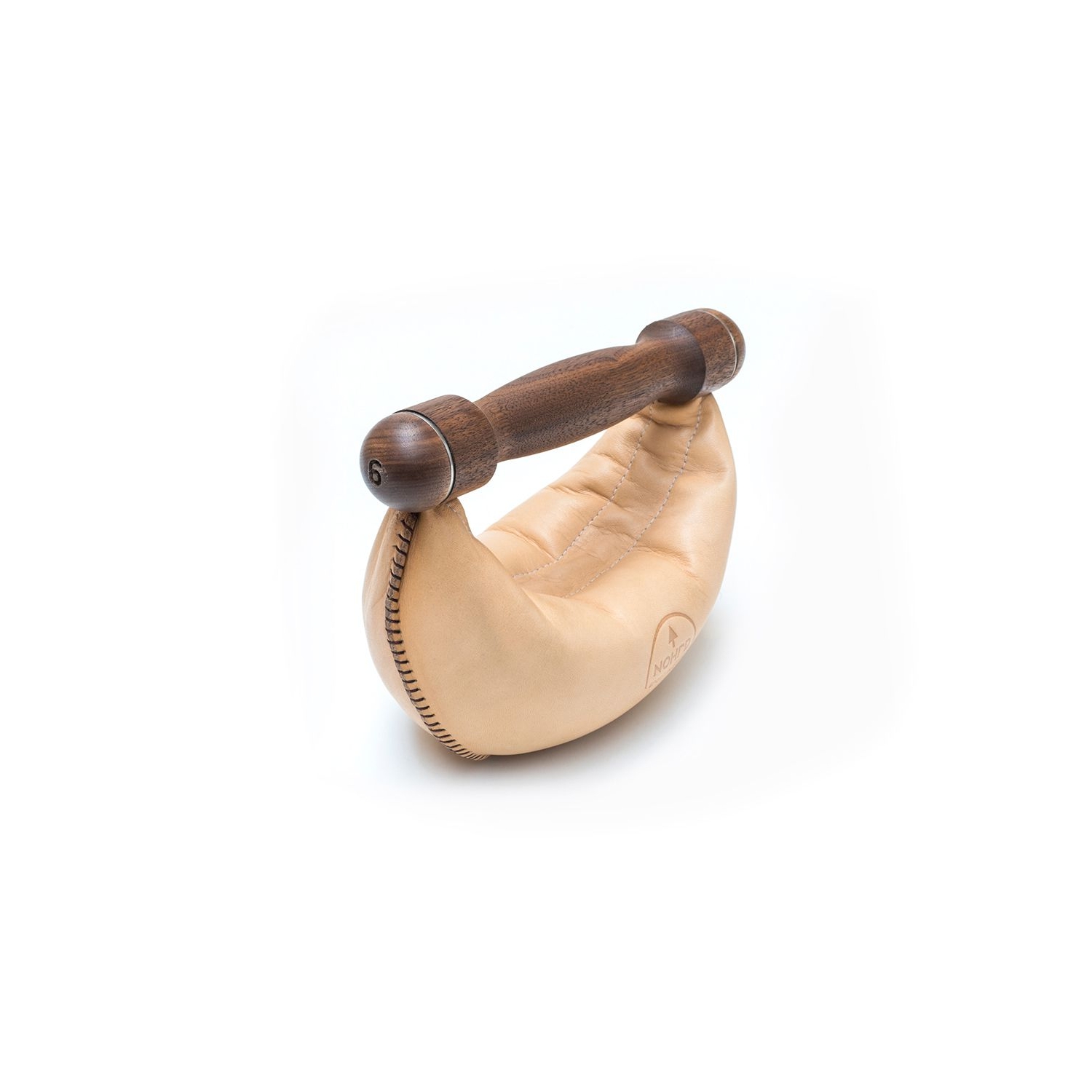 Nohrd Swing Bell - 1 kg - noyer - cuir clair