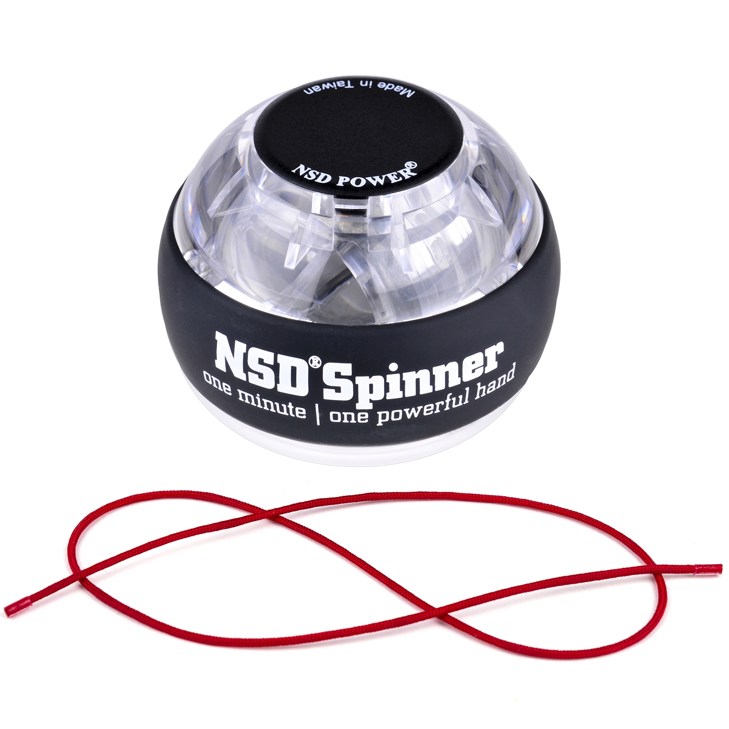 NSD Powerball spinner - polstrainer - standaard - Crystal