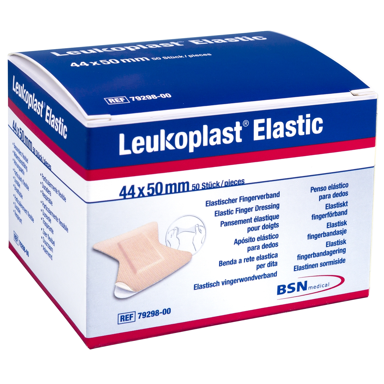 Leukoplast elastic bout du doigt - 44 x 50 mm (50 pcs)