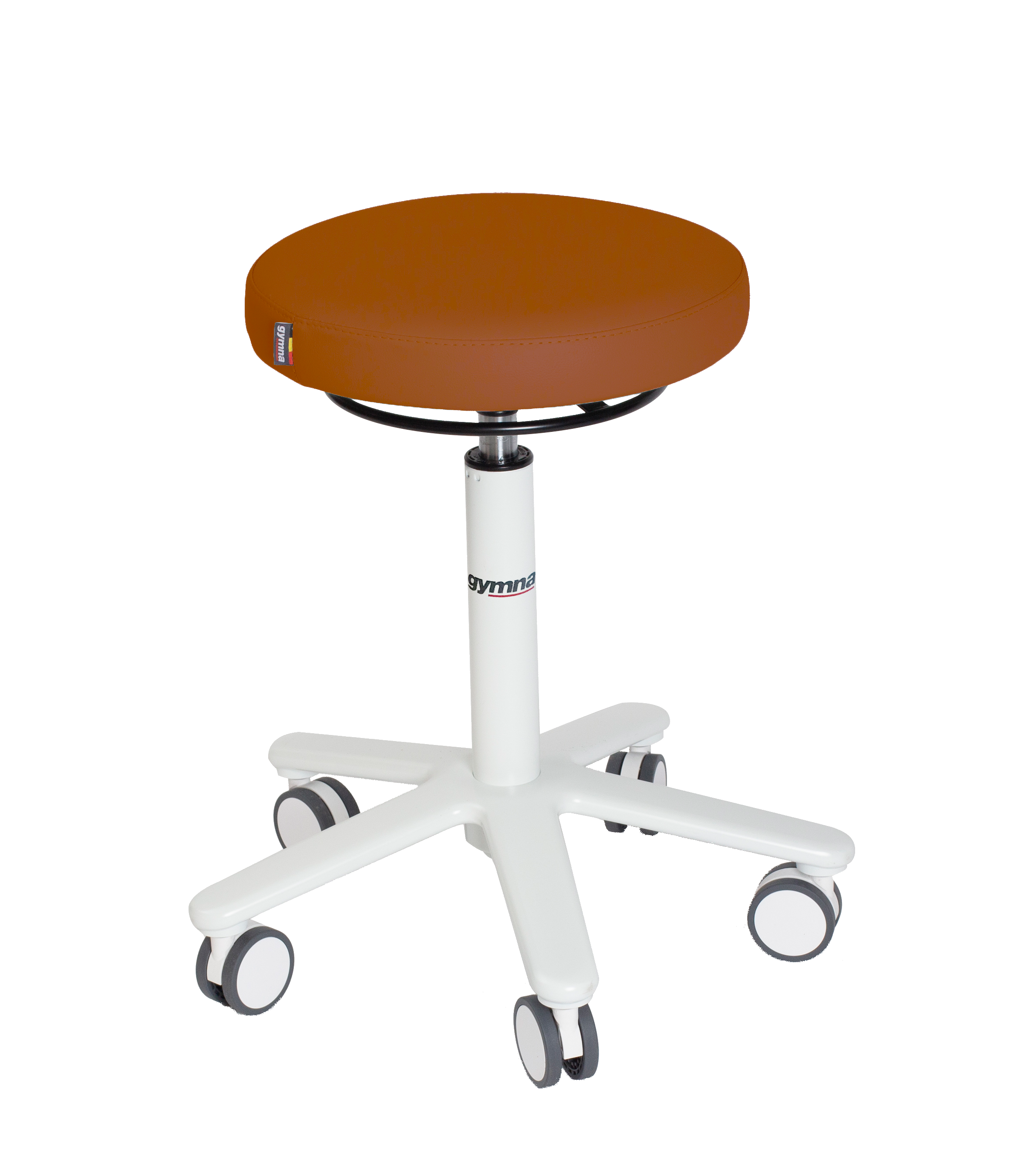 Tabouret gymna.PRO - finition Premium - Cognac Brown