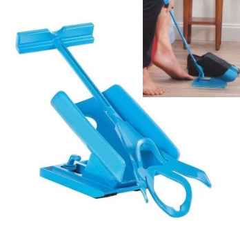 Kousenaantrekhulp Freya blauw