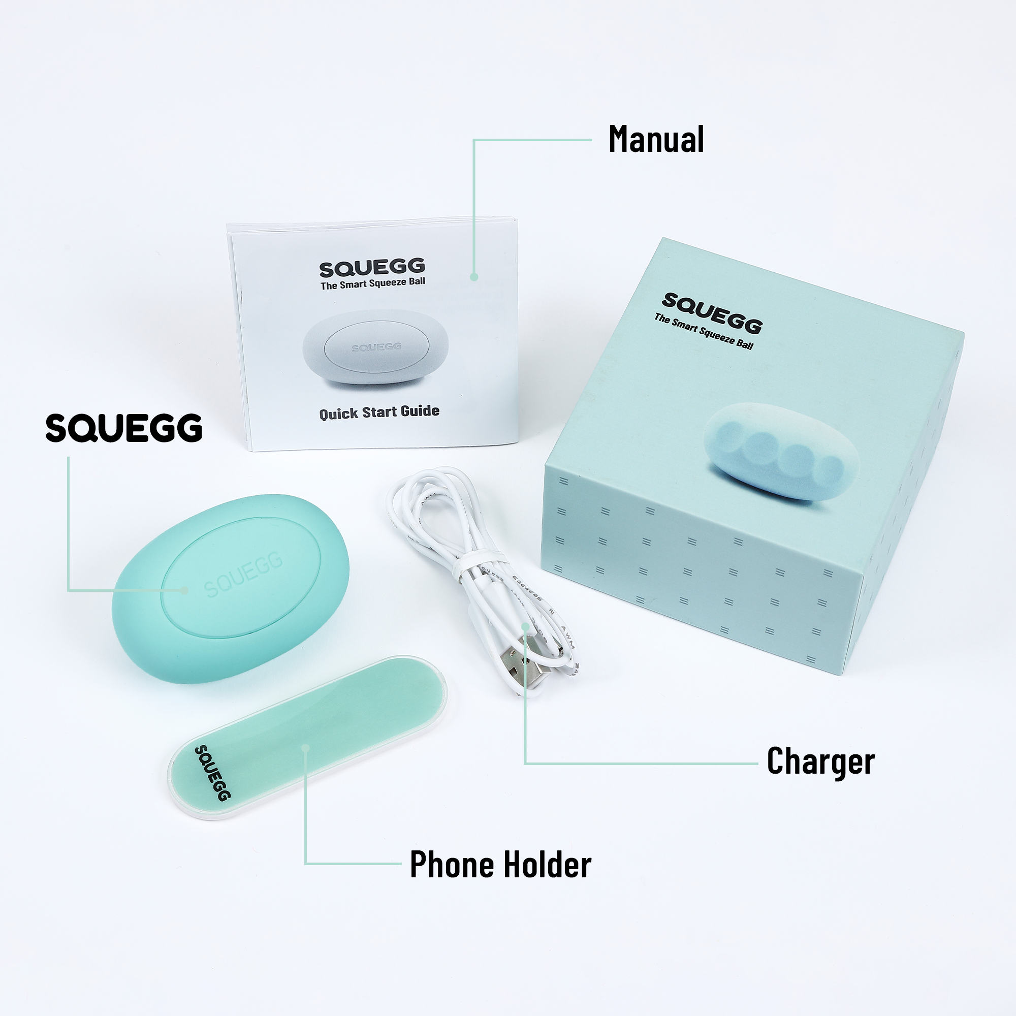 Squegg - digitale handtrainer