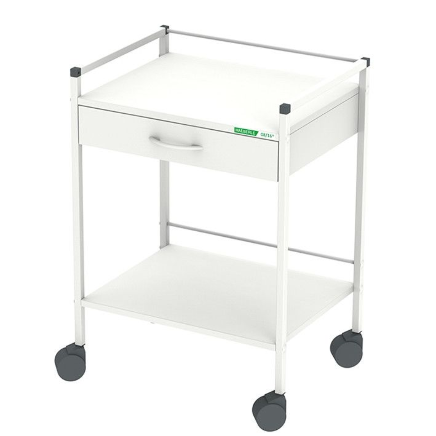 18/06 Basic trolley 45 - 1 lade gelakt - 80,5 x 49 x 45 cm - wit