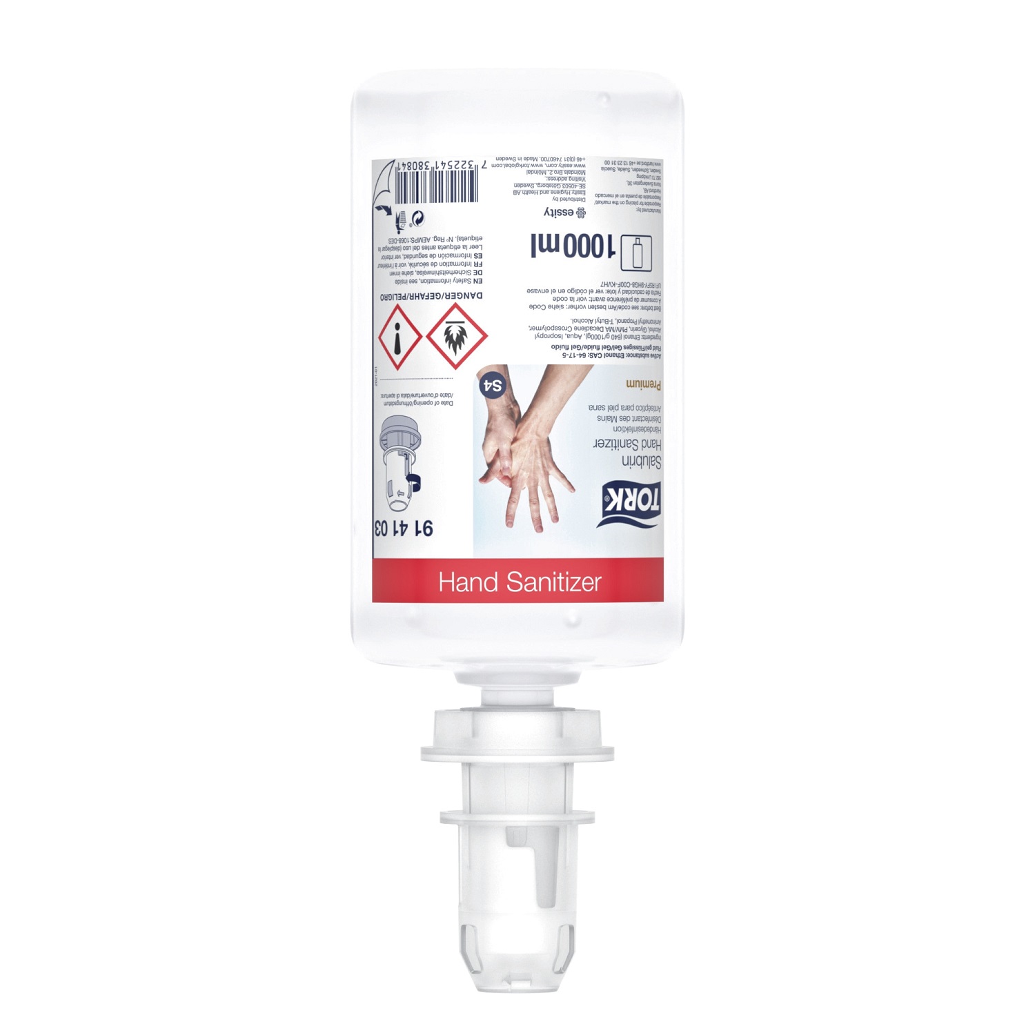 TORK alcoholgel 80% vulling - 1 l
