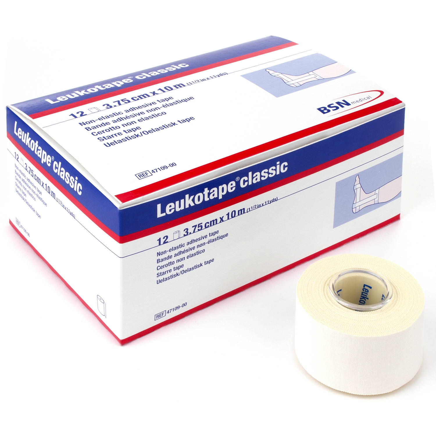 Leukotape Classic - 3,75 cm x 10 m (12 st)