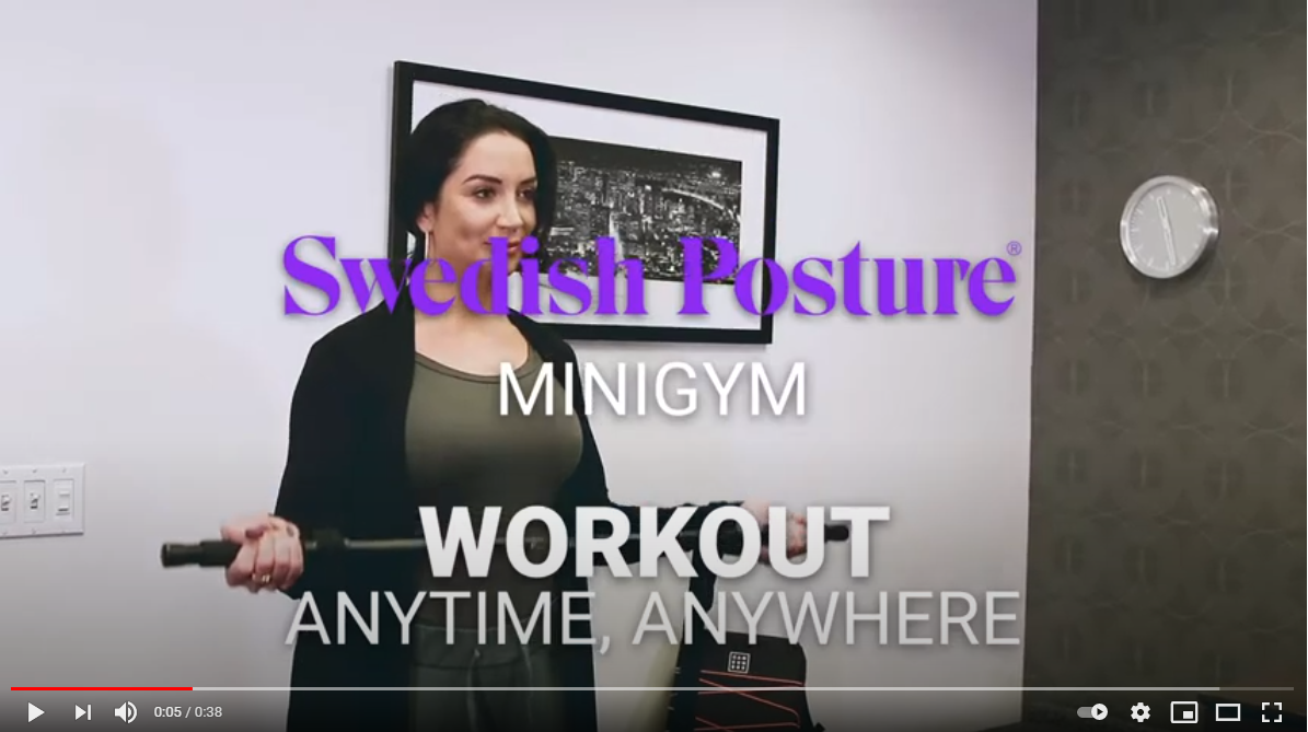 Swedish Posture mini gym - bandes de résistance