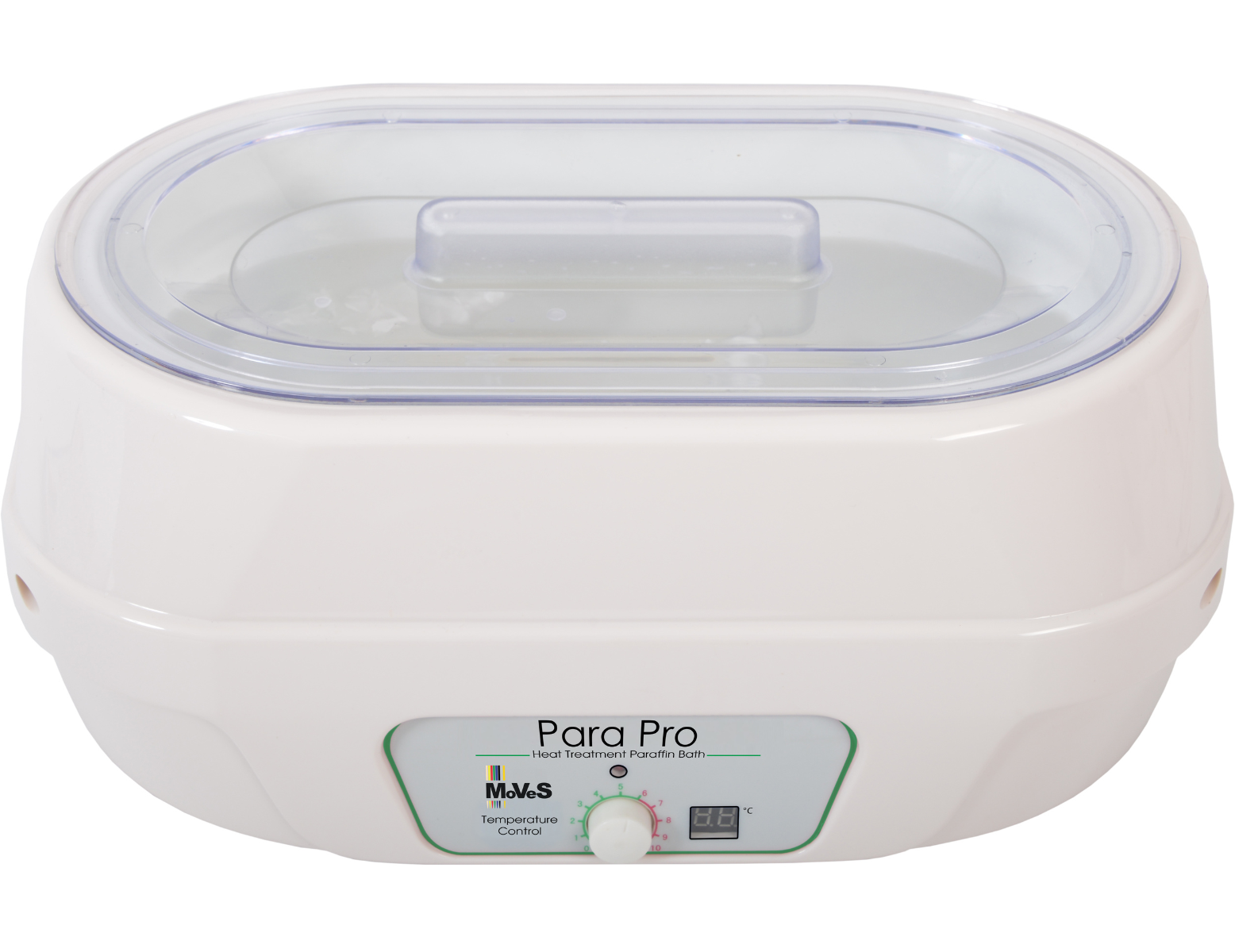 MoVeS Paraffinebad Pro + Paraffineparels (2,5 kg) - wit