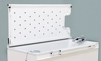 Opklapbaar shower bed voor Aqualine hoog-laagbad