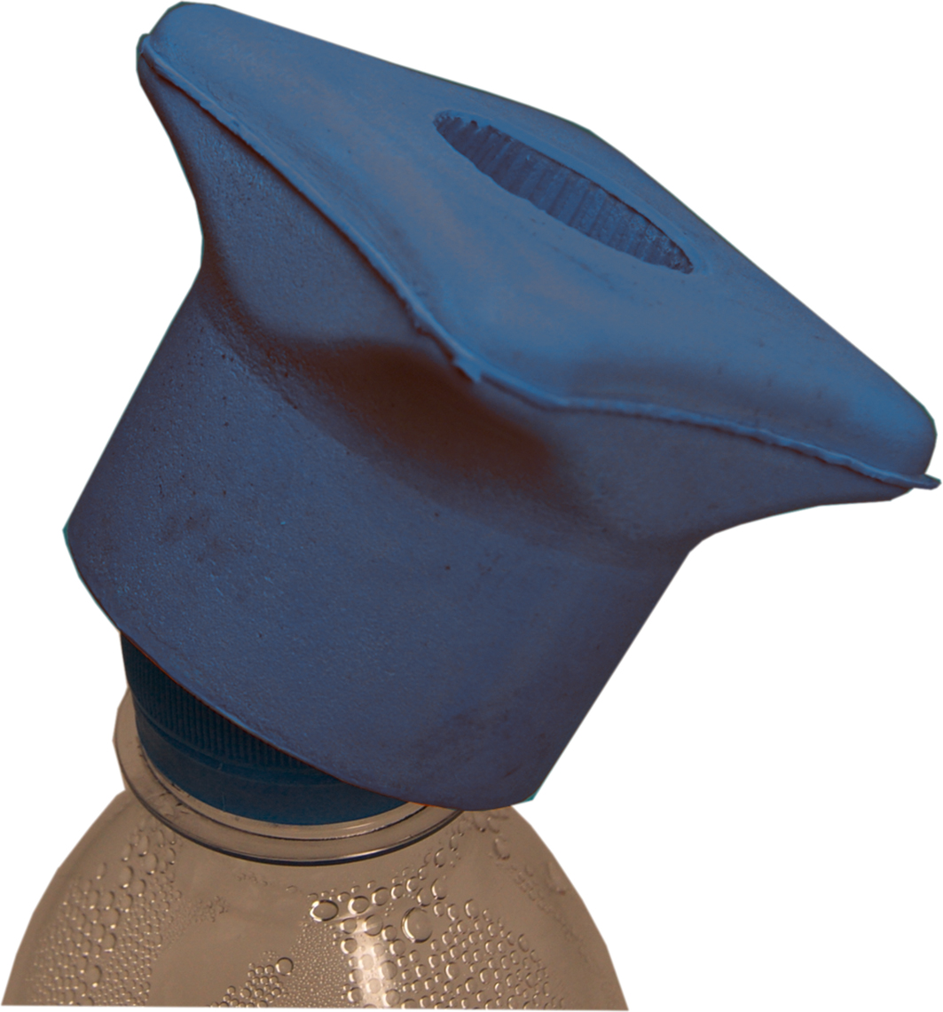 Flessenopener voor plastic schroefdoppen
