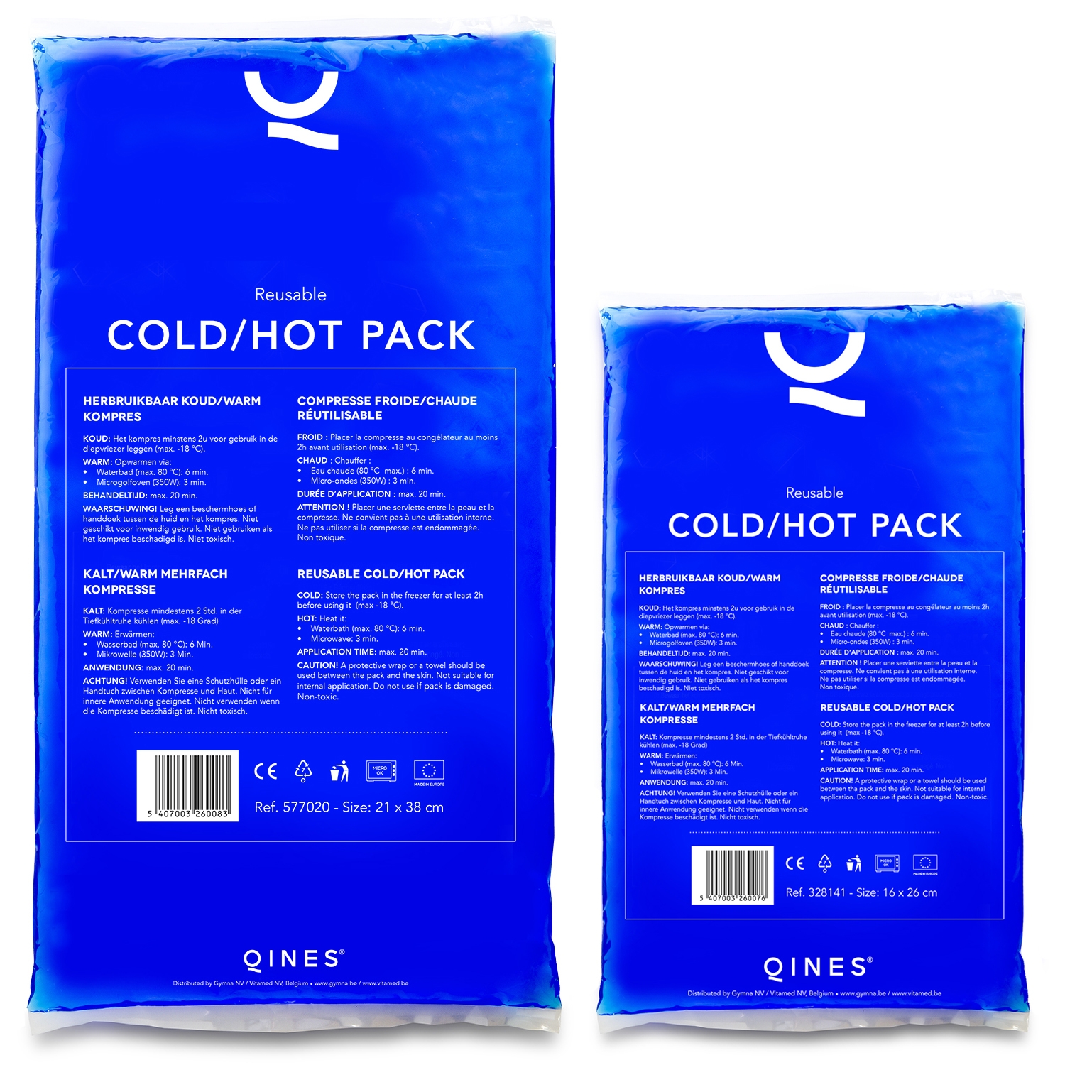 Hot/Cold Pack - Qines  - 21 x 38 cm