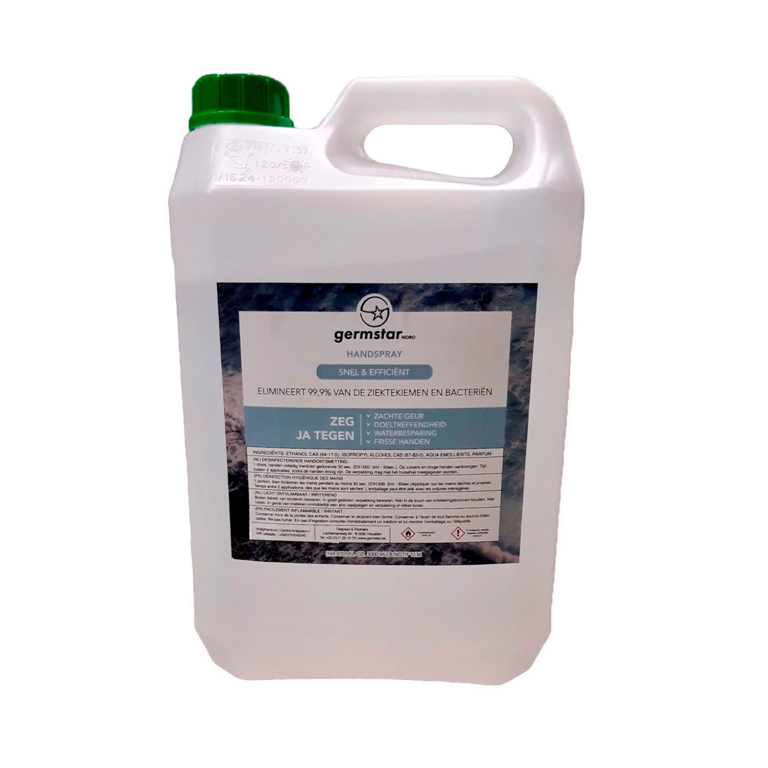 Germstar désinfectant mains 70% - bidon 5 l