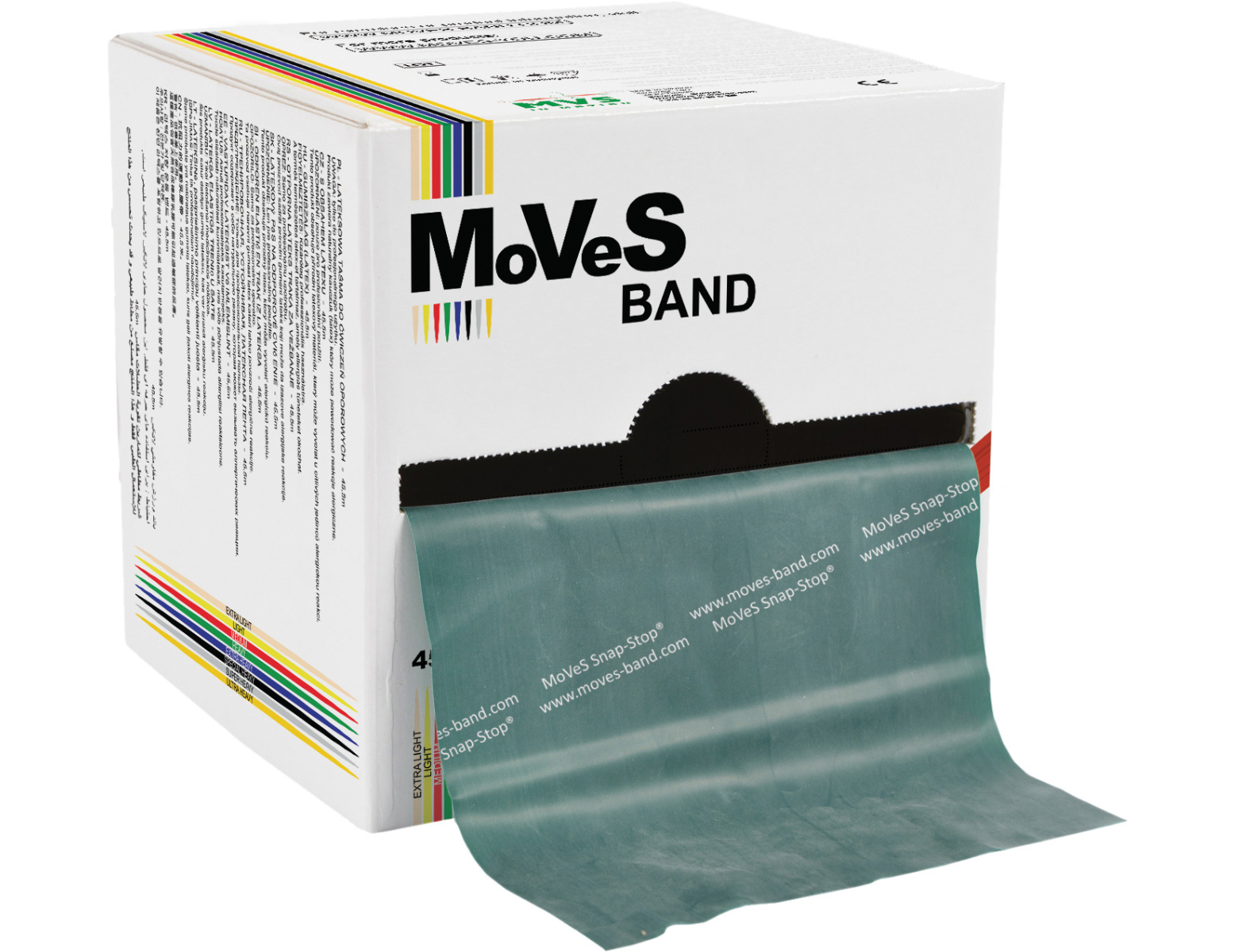 MoVeS oefenband - 45,5 m - extra licht - beige