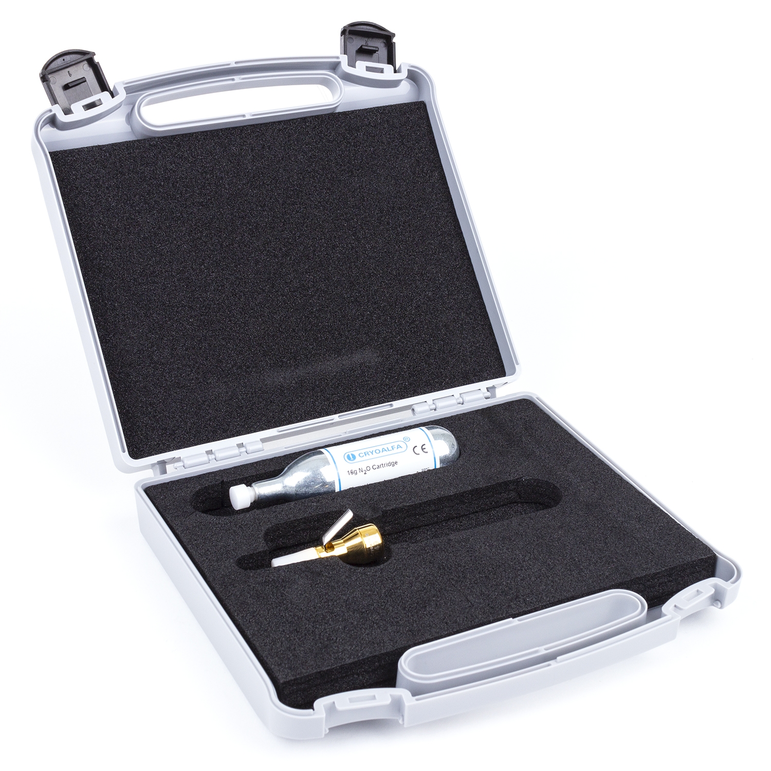 CryoAlfa super avec embout de 5 mm + cartouche de 16 g + étui