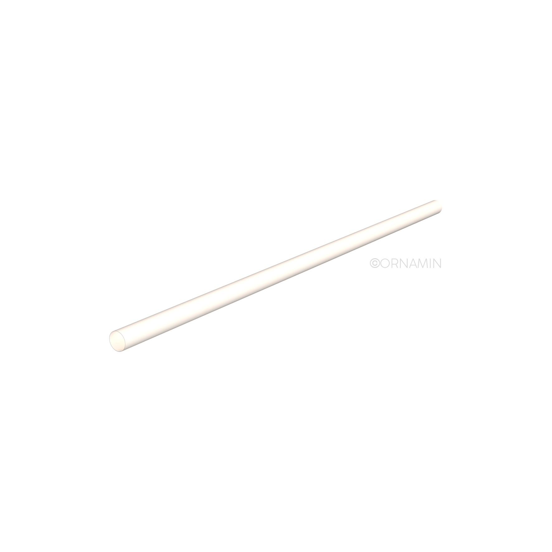 Rietjes Ornamin - bioafbreekbaar - wit - 20 stuks