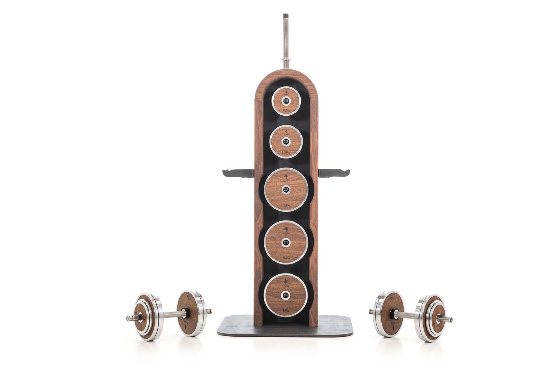 Nohrd Weightplates tower - set complèt - chêne