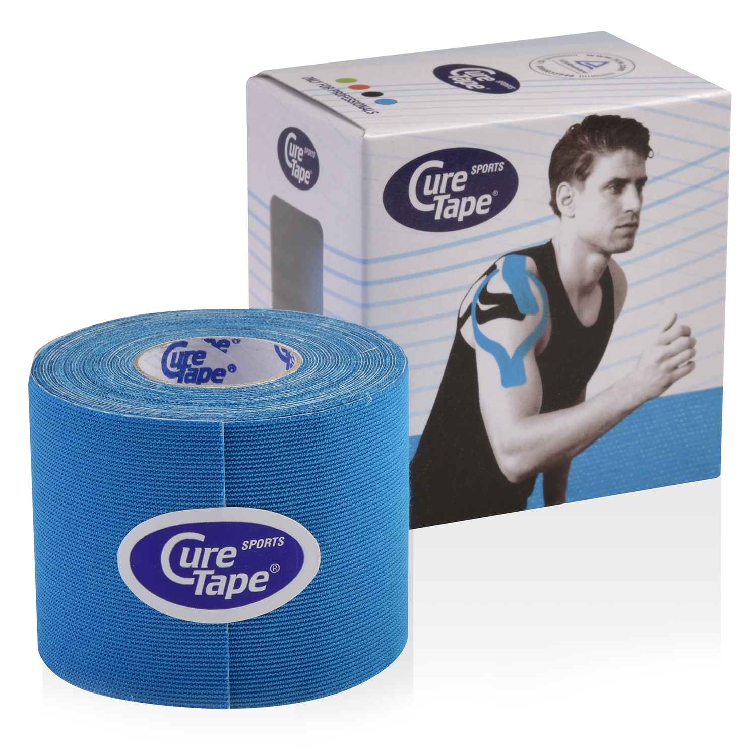 CureTape Sports kinesiotape 5 cm x 5 m blauw Blauw 575973