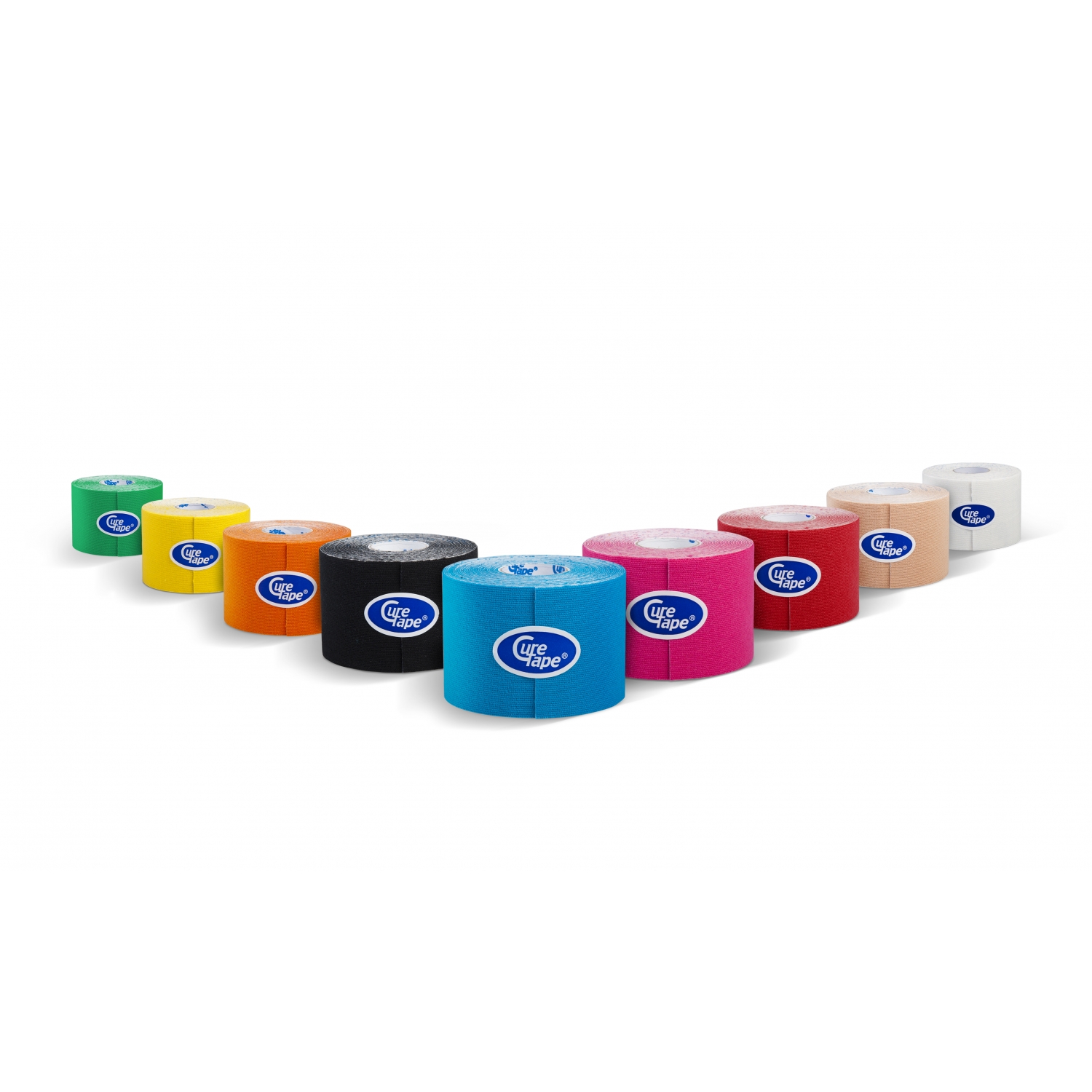 CureTape Sports kinesiotape - 5 cm x 5 m - blauw
