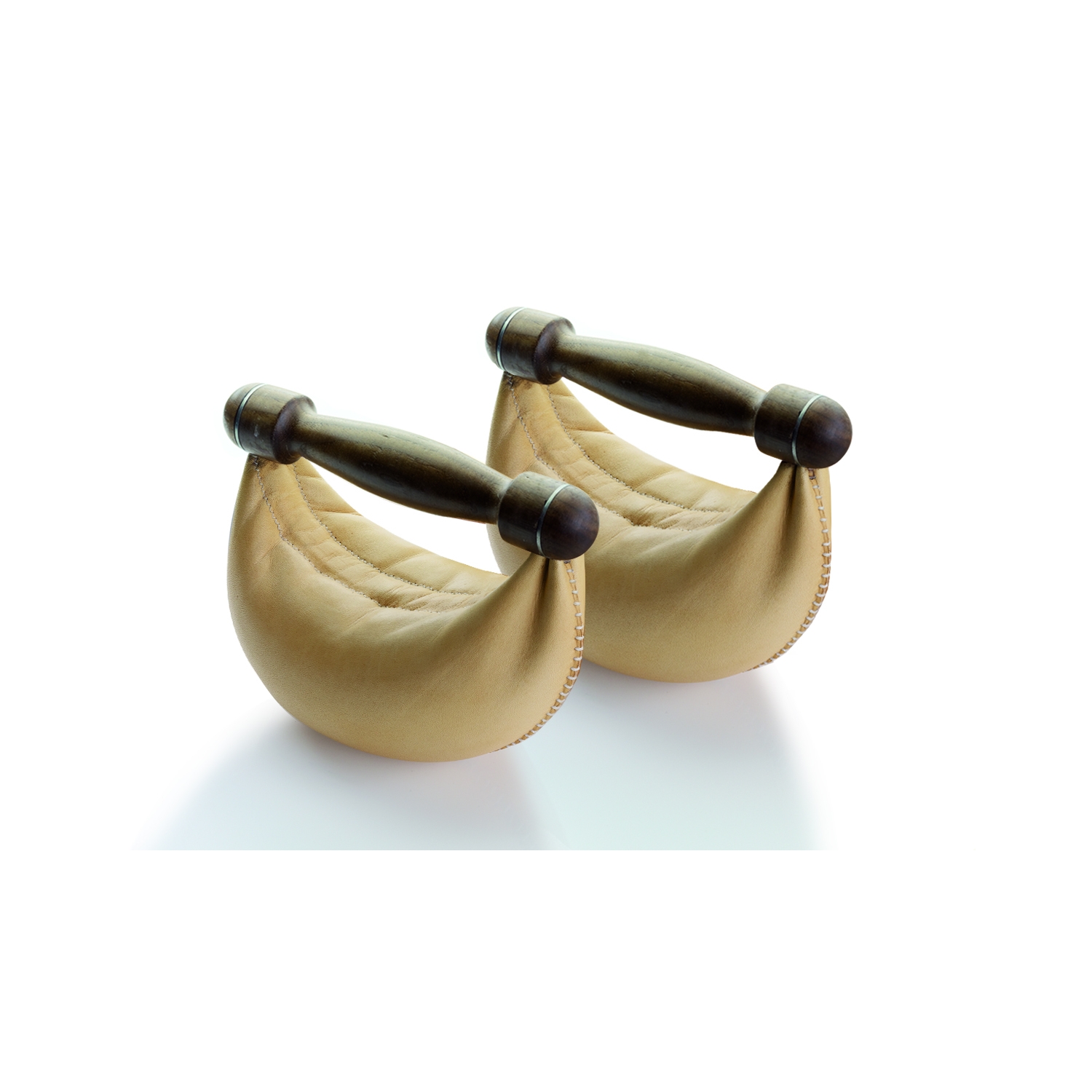 Nohrd Swing Bell set - 4 kg - chêne - cuir foncé