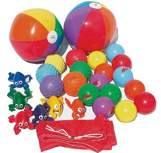 Parachute zwaaidoek toebehoren set -- 1072084