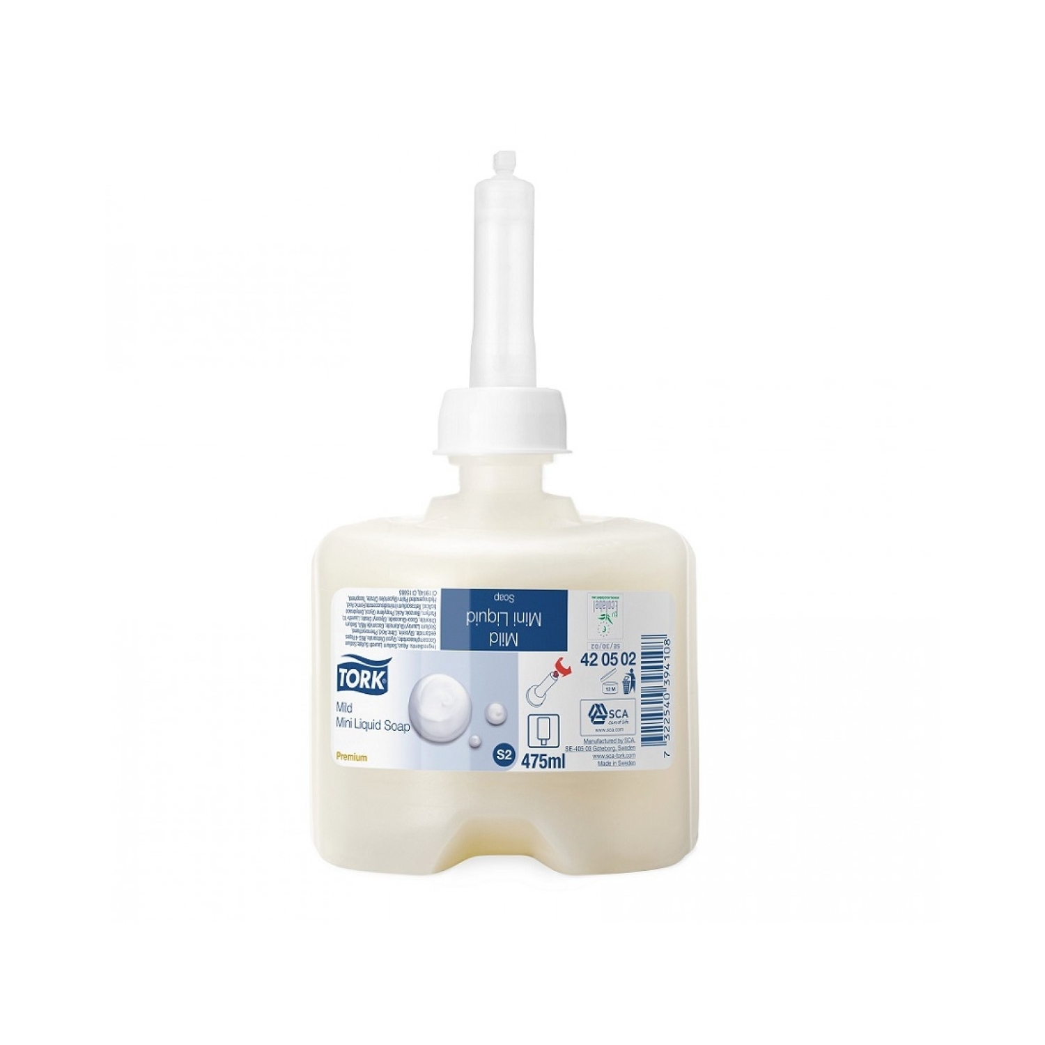 TORK savon liquide S2 doux légèrement parfumé - 475 ml