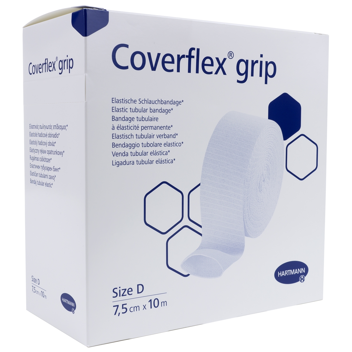 Coverflex-grip bandage tubulaire - D- 7,5 cm x10 m