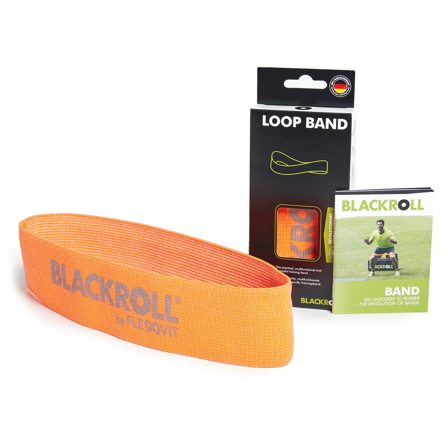 Blackroll boucle textile - léger - orange - 30 cm