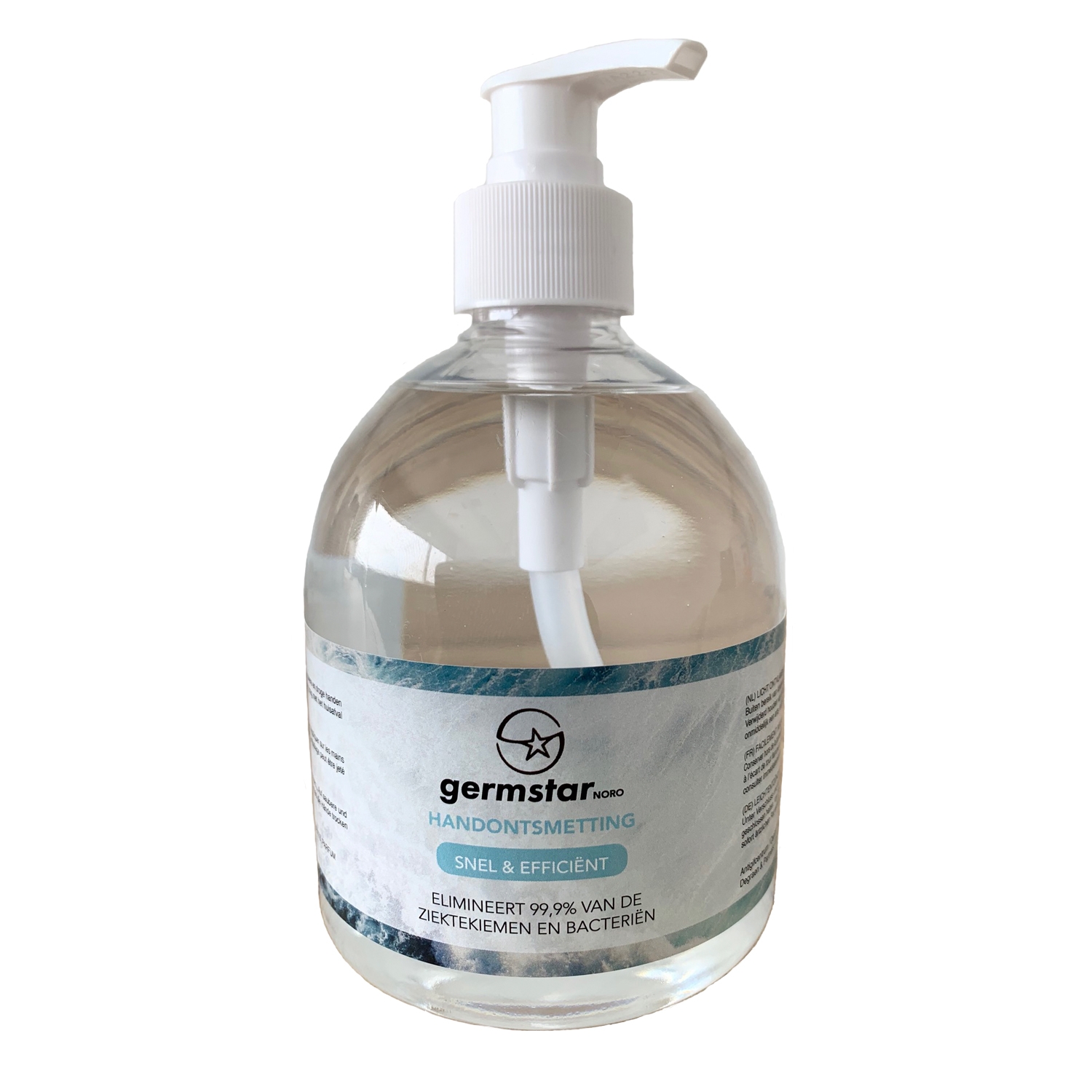 Germstar désinfectant mains 70% - flacon pompe - 500 ml