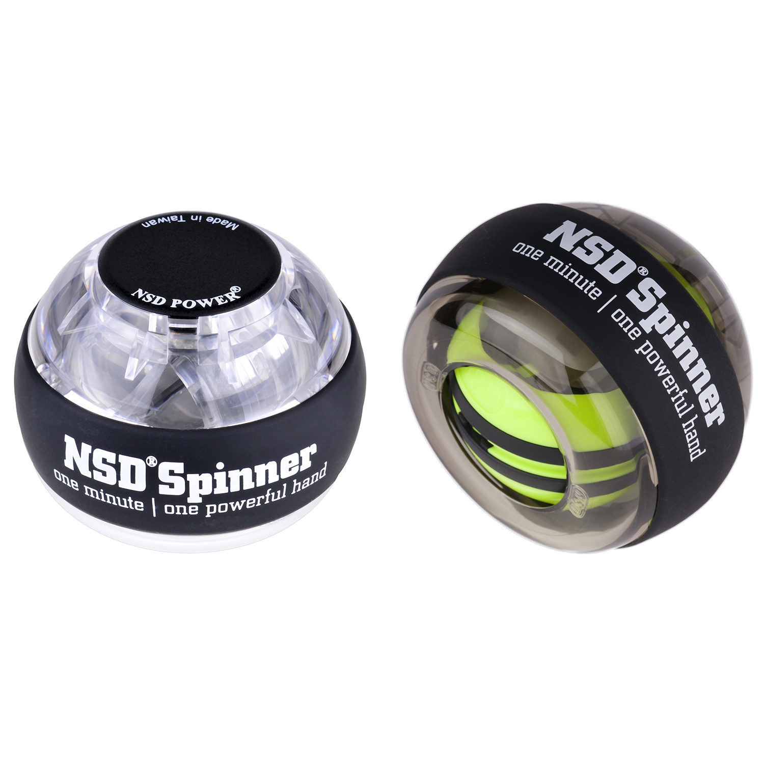 NSD Powerball spinner - polstrainer - standaard - Crystal